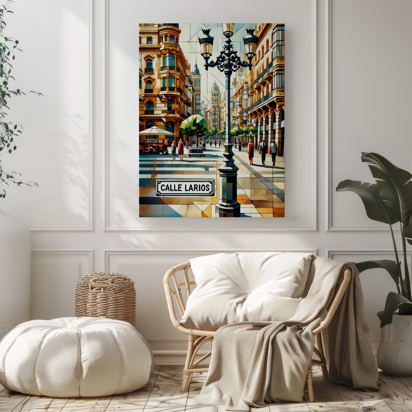 Calle Larios Wall Art, Málaga Spain Print, Mediterranean Cityscape, Travel Souvenir, Fine Art Poster, Spain Artwork, Personalized Gift