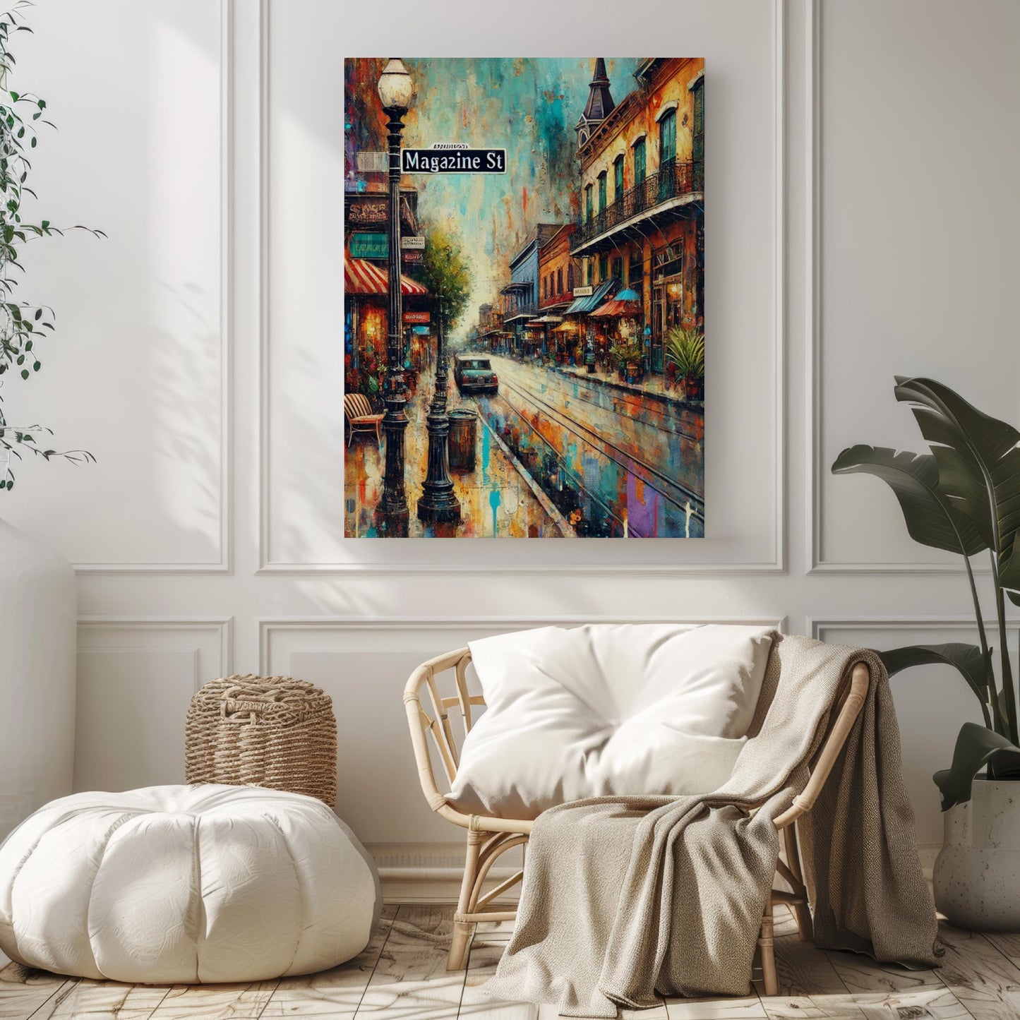 Magazine St Wall Art, Magazine Street Print, New Orleans Art, New Orleans Gift, Travel Print, Travel Poster, Gift, Louisiana Art
