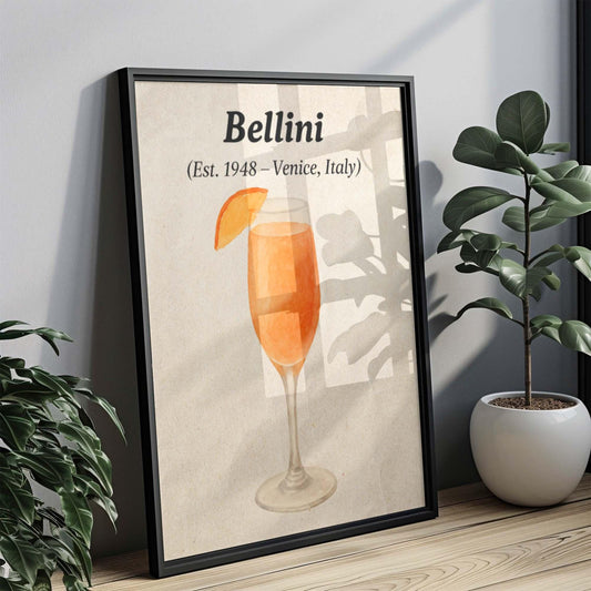 Bellini Cocktail Art