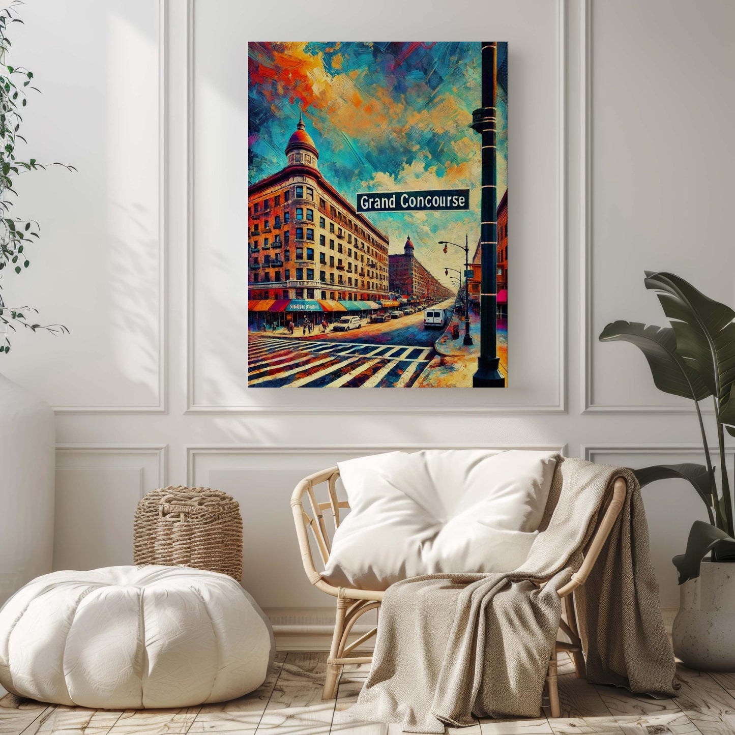 Grand Concourse Wall Art - Bronx Artwork Travel Print, New York Poster, Housewarming Gift, Urban Home Decor