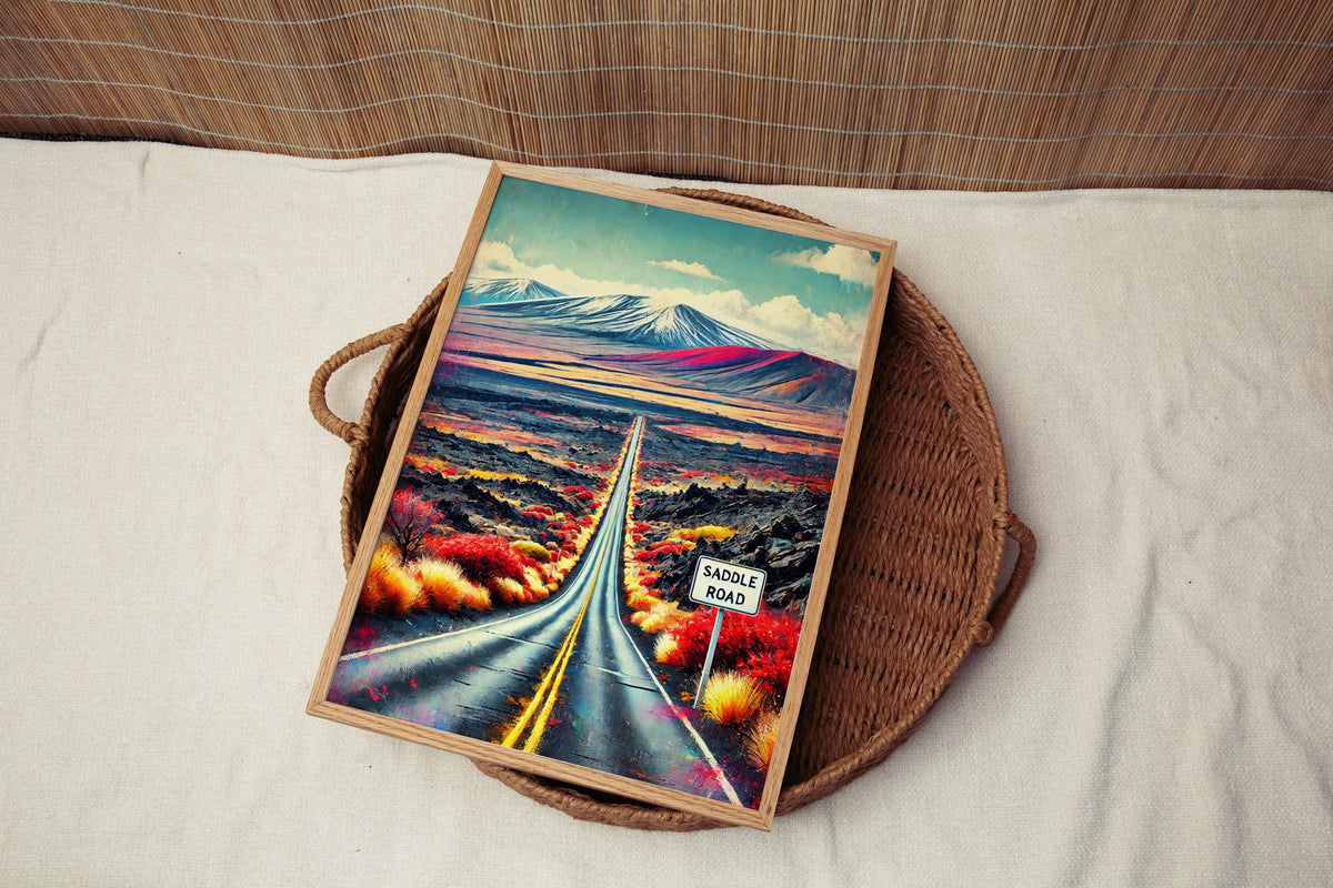 Saddle Road Print Tropical - Big Island, Hawaii, USA