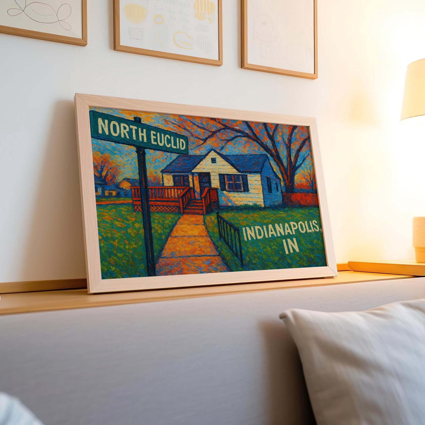Custom Home Portrait | Personalized House Wall Art | Unique Gift for New Homeowners | Order First, Send Photo After Purchase