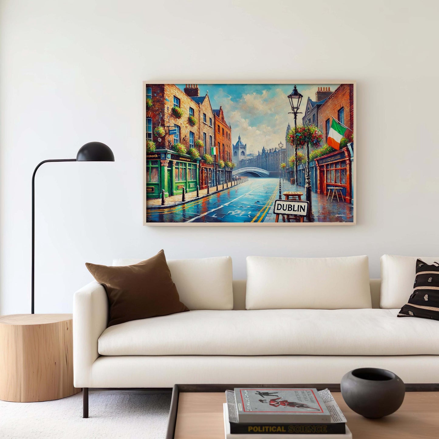 Dublin Art Print - Ireland City Wall Art, Travel Poster, Housewarming Gift, European Artwork, Dublin Travel Decor