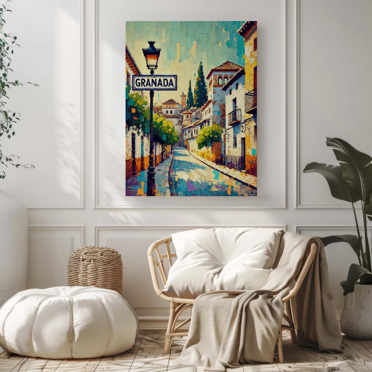 Granada Art Print - Spain City Wall Art, Travel Poster, European Artwork, Housewarming Gift, Granada Travel Decor