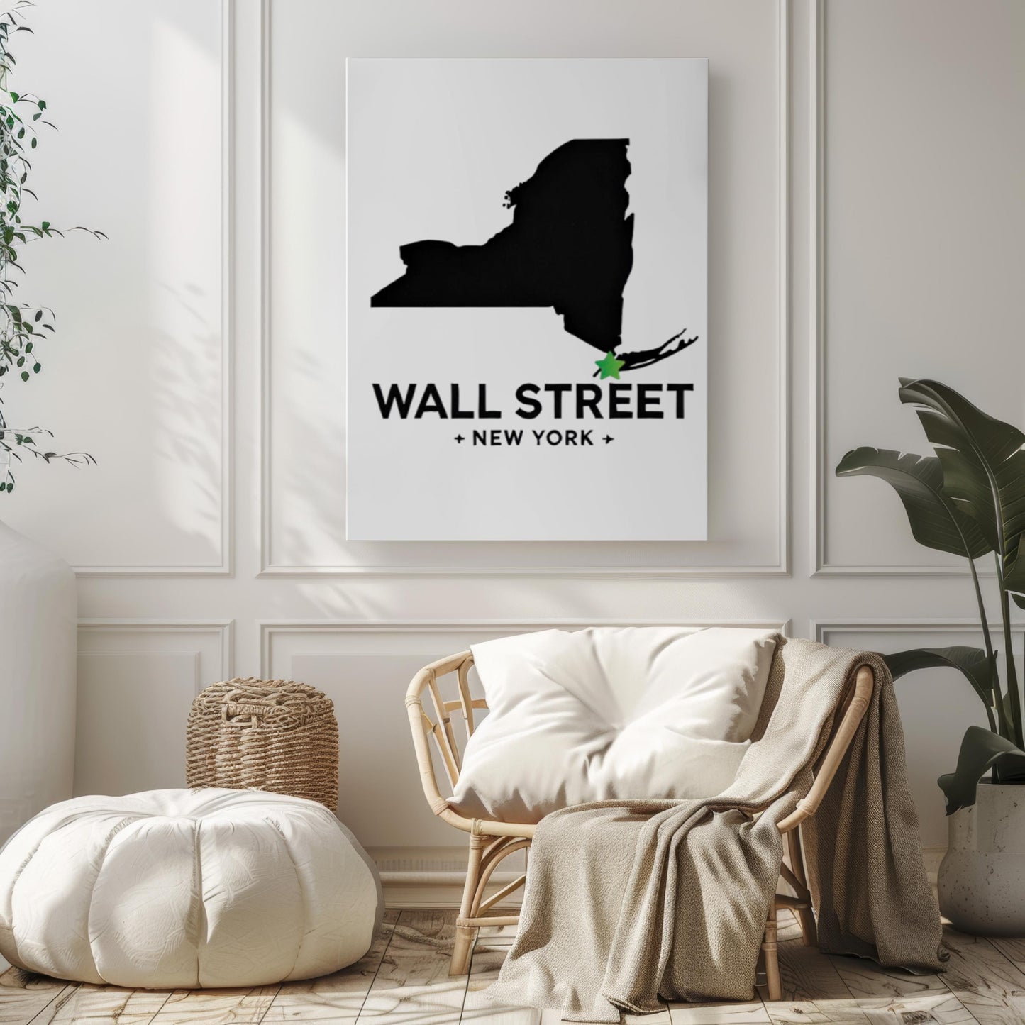New York Wall Art Travel Print Wall Street Decor NY Gift for Home Dorm College Housewarming