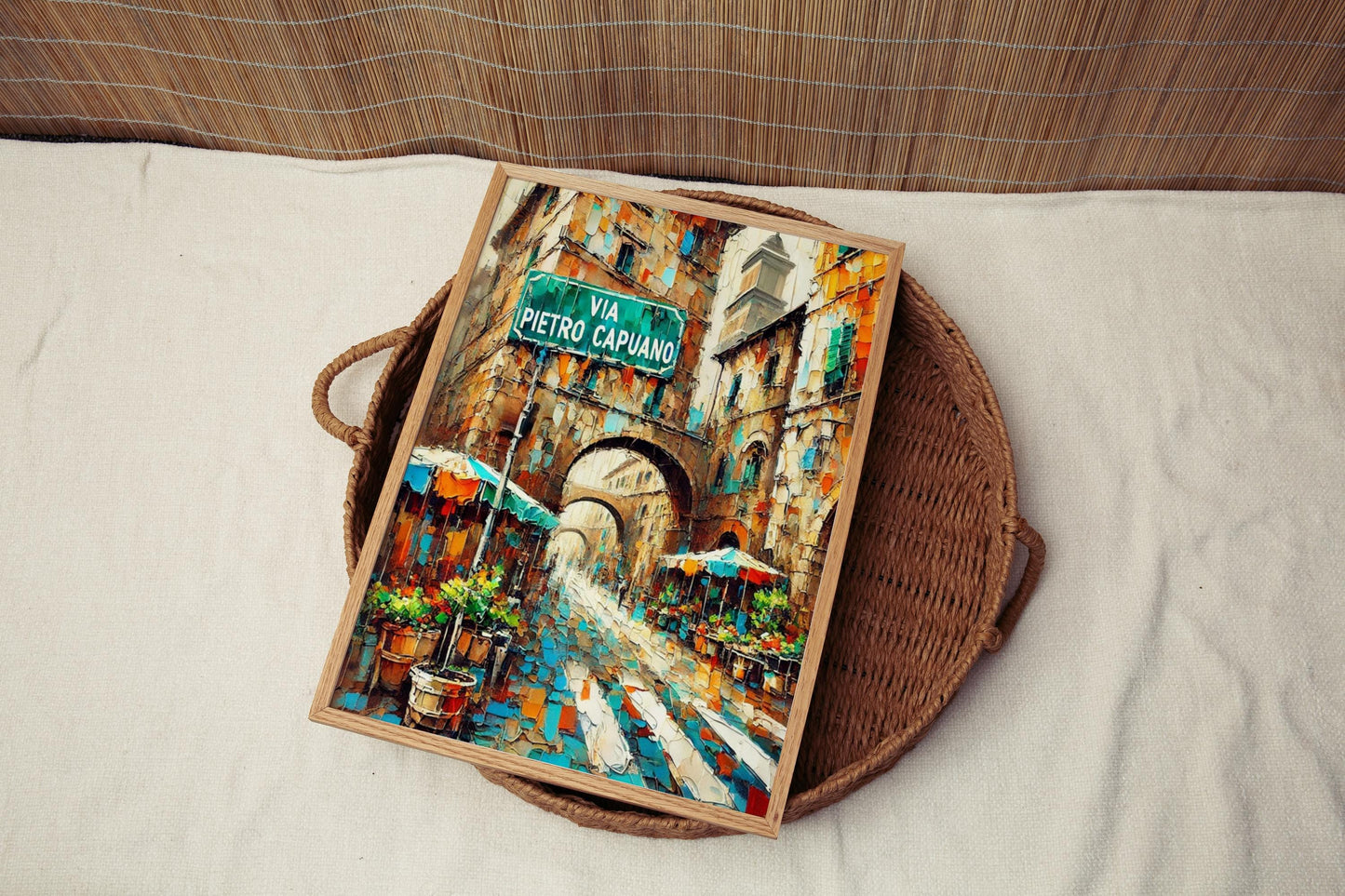 Via Pietro Capuano Wall Art, Amalfi Print, Italy Art, “City” Gift, Travel Souvenir, Travel Poster, “State” Art, PERSONALIZED GIFT