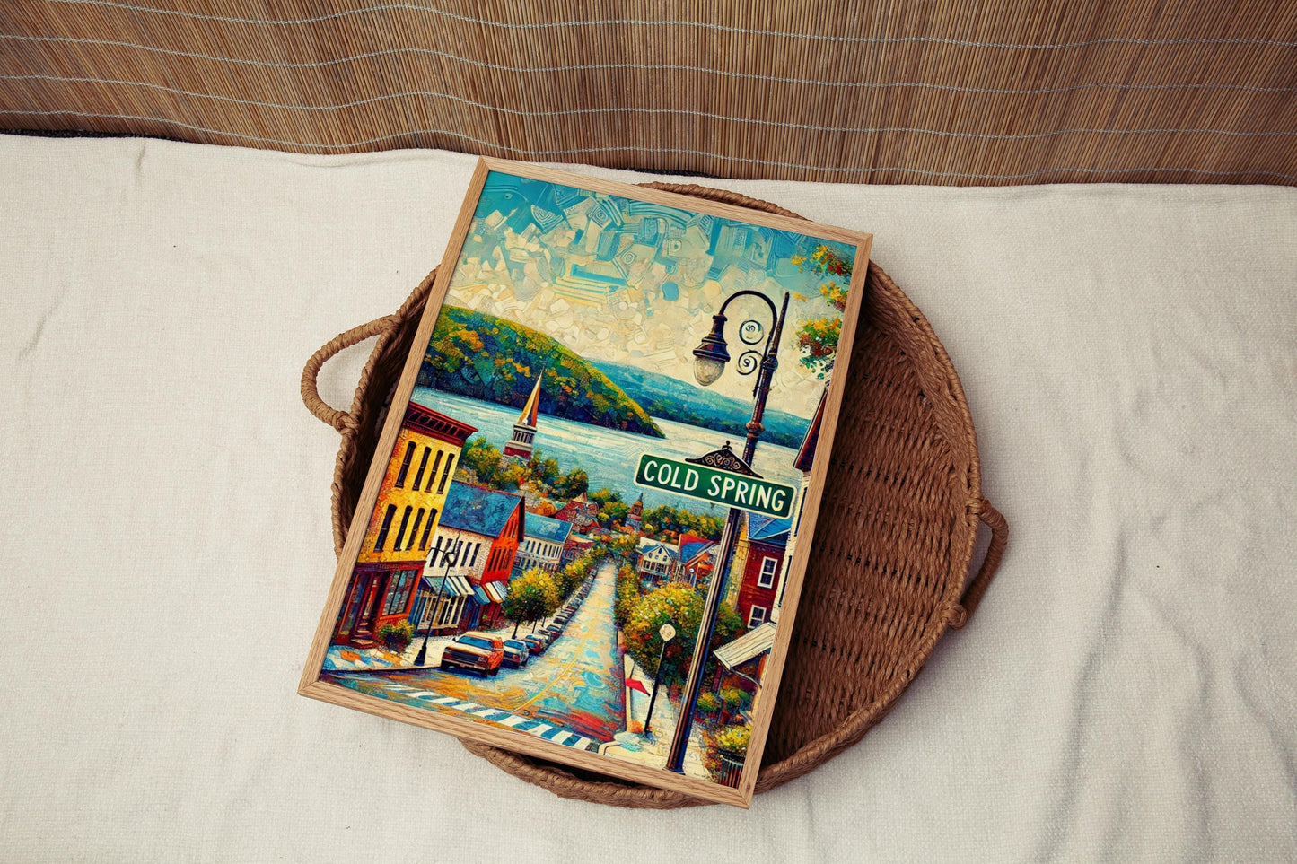 New York Cold Spring Wall Art, Scenic Travel Print And Poster, NY Decor, USA Gift, Housewarming & New York State Home Decor