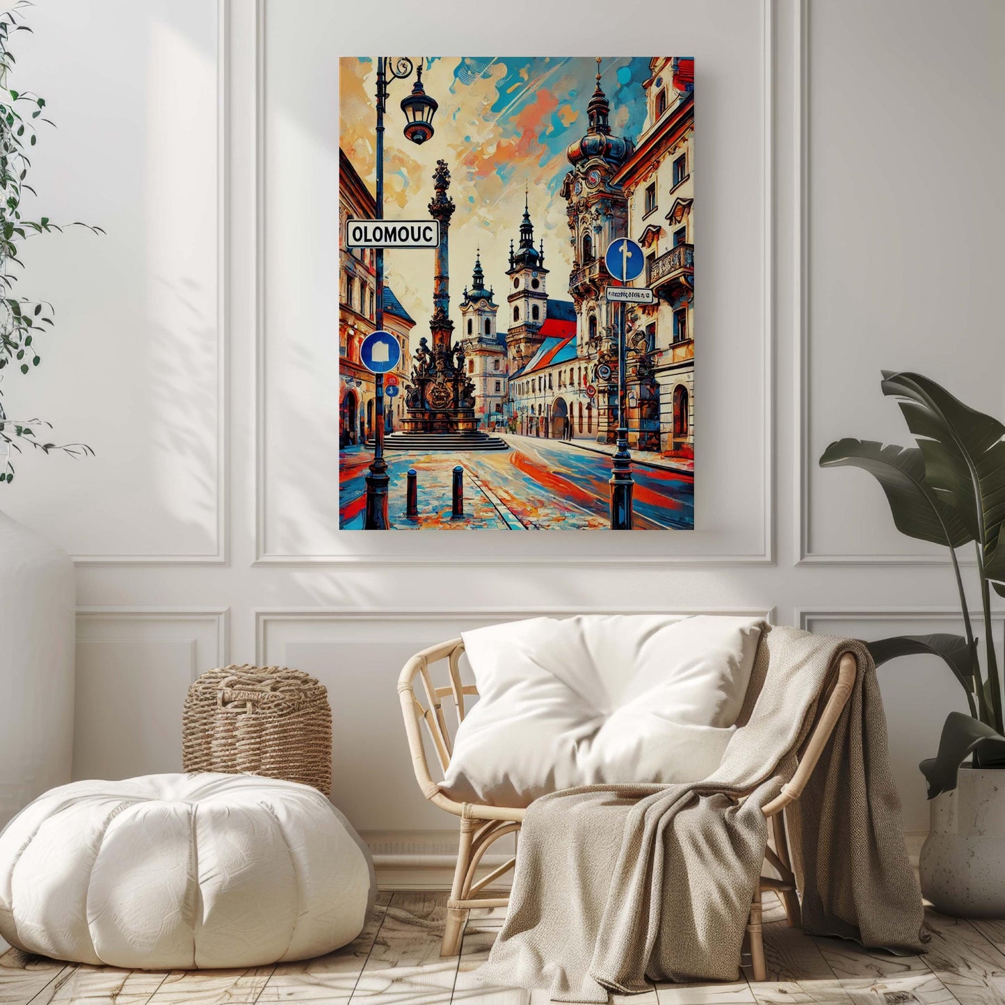 Olomouc Art Print - Czech Republic City Wall Art, Travel Poster, Housewarming Gift, Olomouc Travel Decor