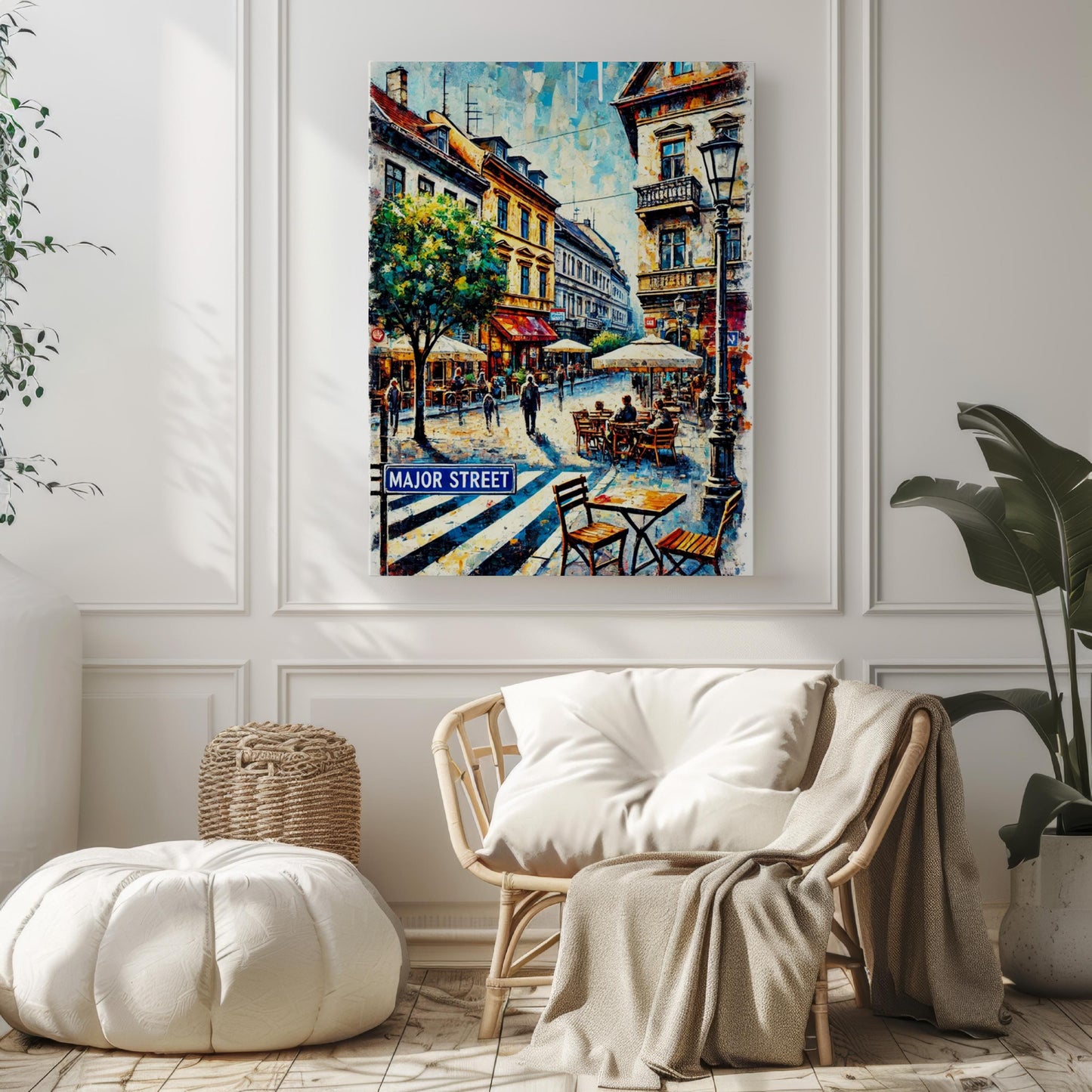 Tihany Wall Art Major Street Print Travel Poster Hungary Artwork Housewarming Gift Tihany Decor