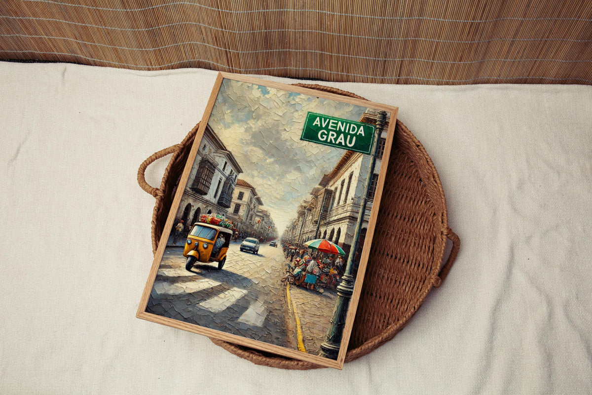 Avenida Grau Print - Lima, Peru
