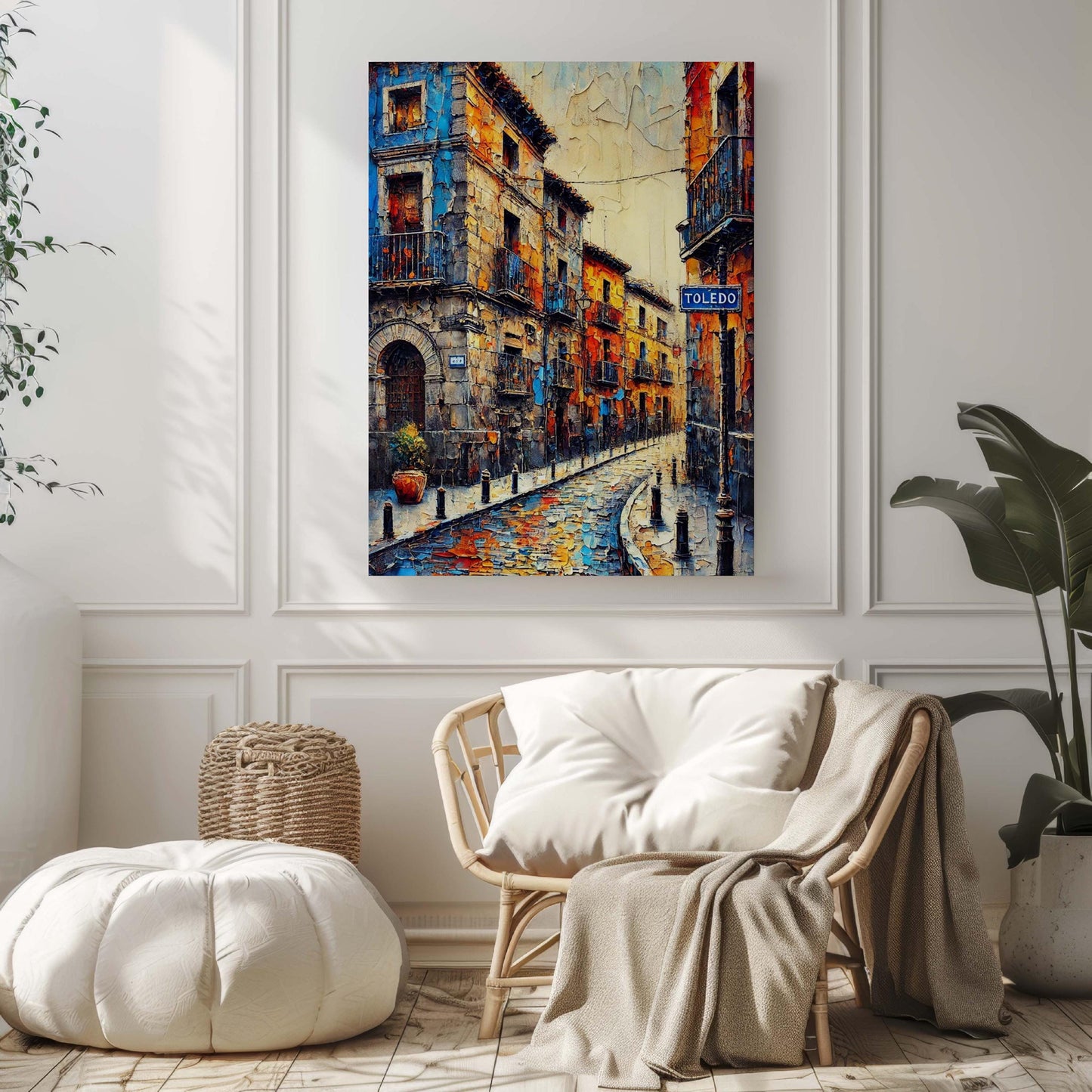 Toledo Art: Spain Wall Art Print, Toledo Travel Poster, European City Gift, Housewarming Decor, Spain Artwork for Home or Office