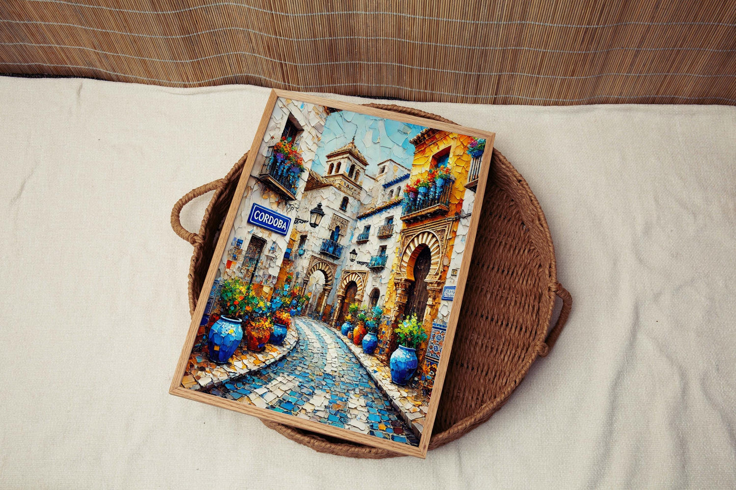 Cordoba Wall Art Spain Travel Print, European Cityscape Poster, Unique Home Decor, Housewarming Gift, Spain Travel Wall Decor
