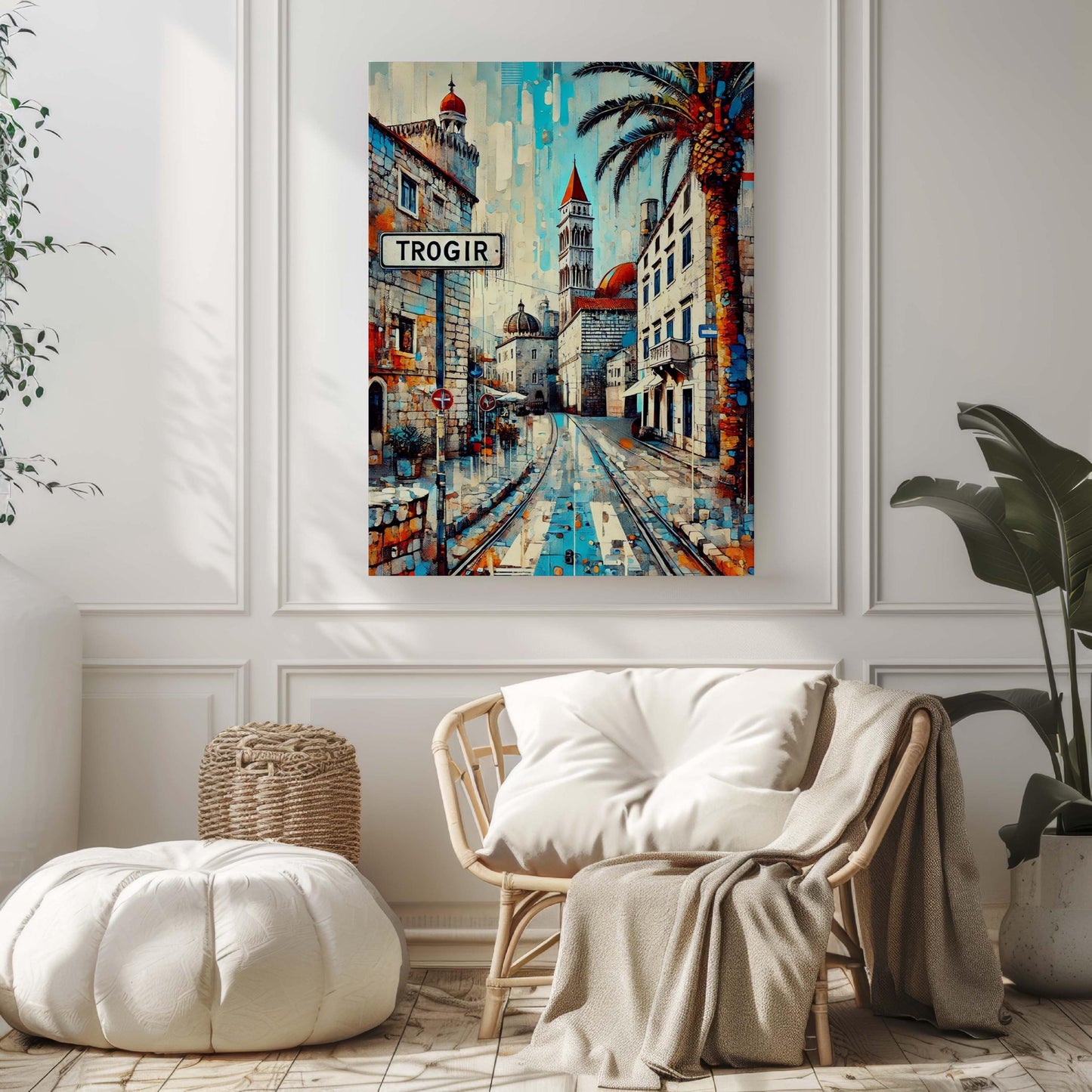 Trogir Art Print - Croatian City Wall Art, Travel Poster, European Decor, Housewarming Gift, Trogir Travel Print, Croatia Artwork