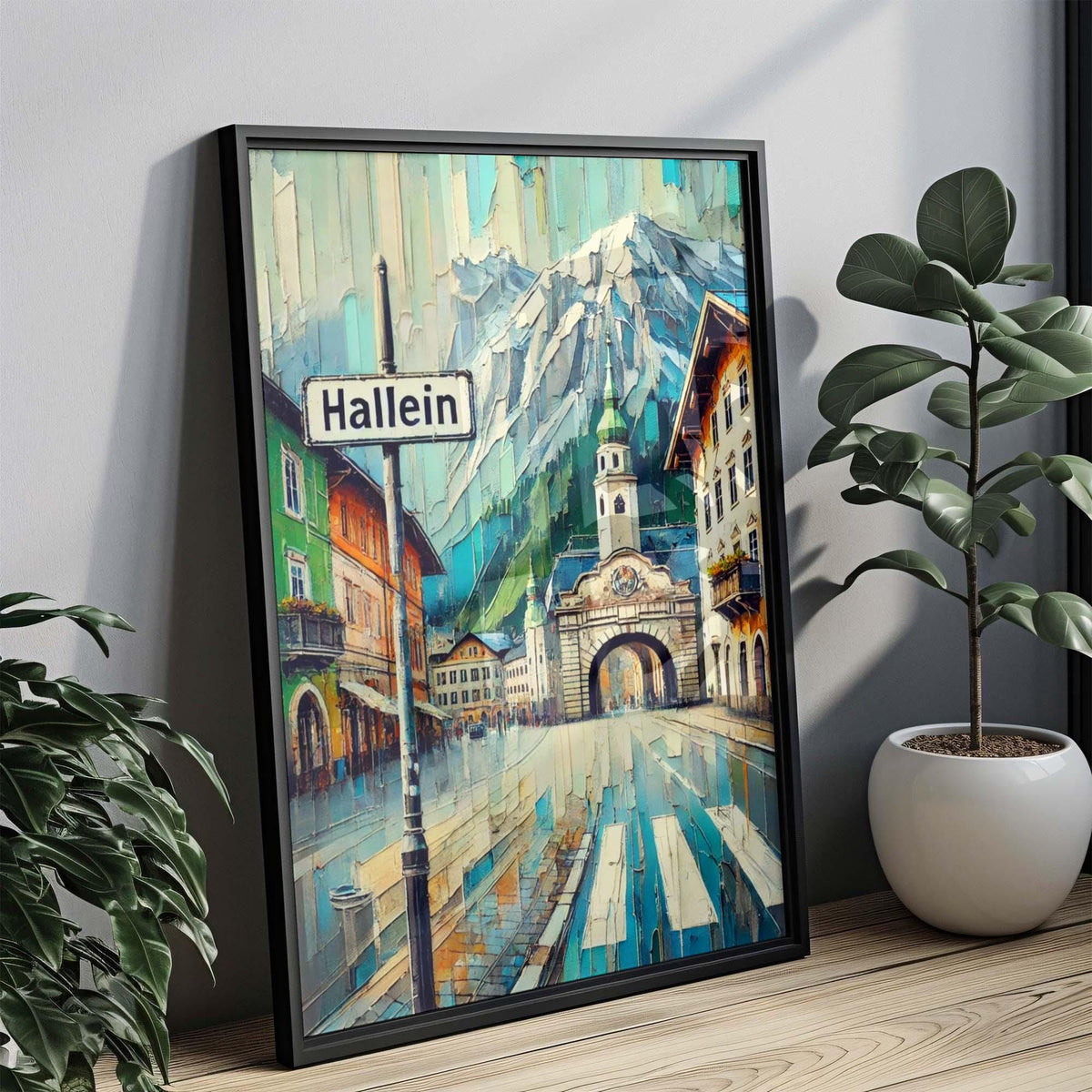 Hallein Print Vintage - Hallein, Austria