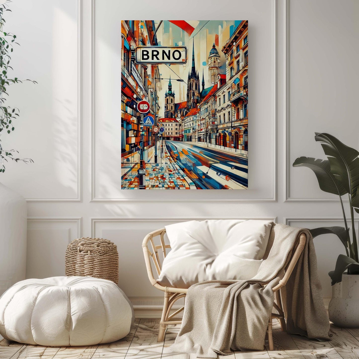 Brno Art Print - Czech Republic City Wall Art, Travel Poster, Europe Home Decor, Brno Gift & Housewarming Present