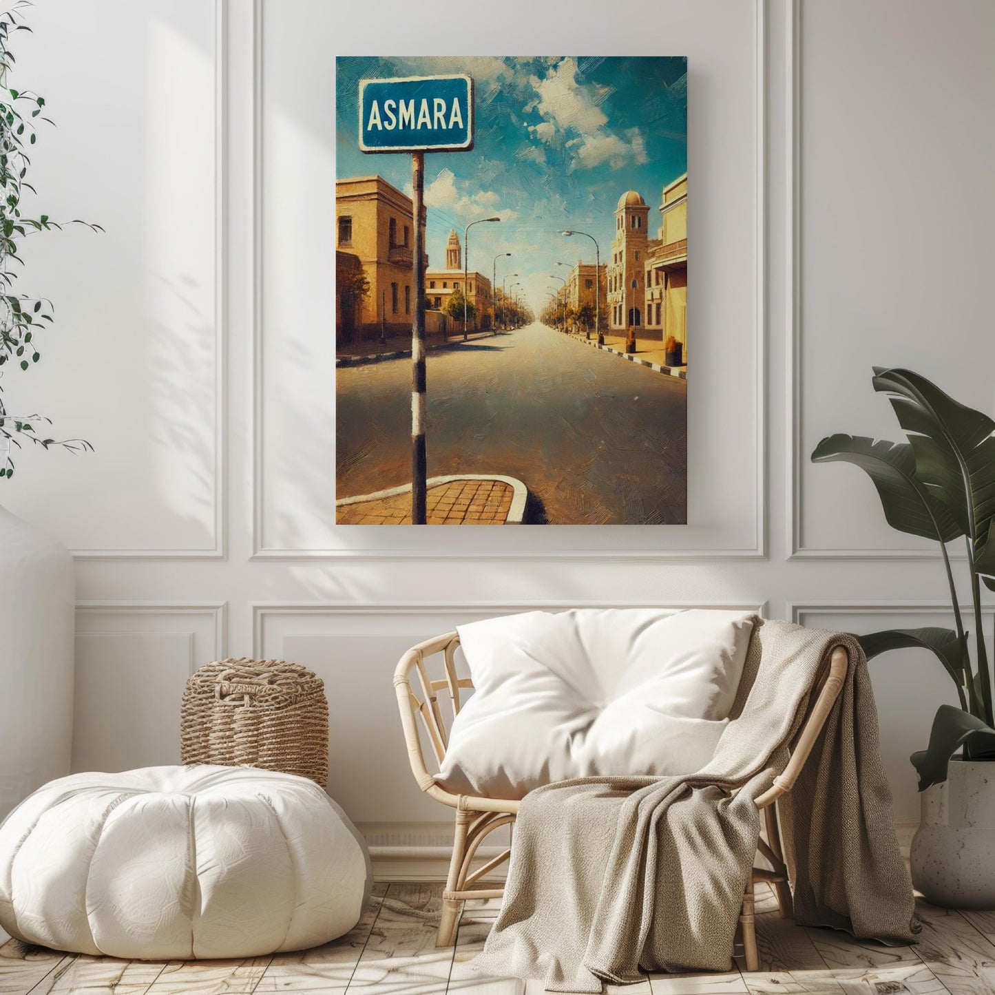 Eritrea Wall Art Asmara Print Travel Poster African Decor Housewarming Gift Eritrea Travel Art