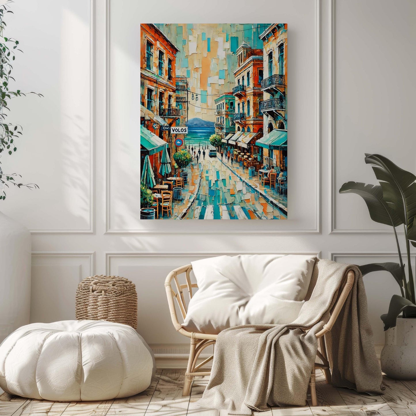 Volos Art Greek Wall Print – Coastal Travel Poster, European Decor, Housewarming Gift, Volos Wall Art for Home & Office