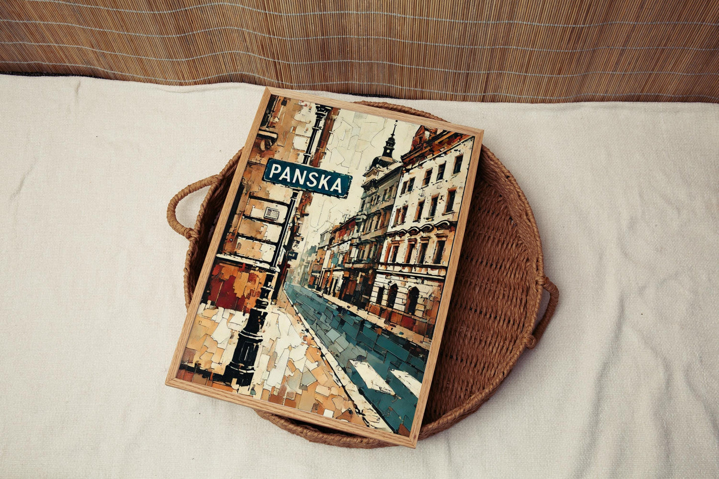 Panska Wall Art, Bratislava Street Sign Print, Slovakia Cityscape, Travel Souvenir, European Art for Travelers, Personalized Gift, Fine Art