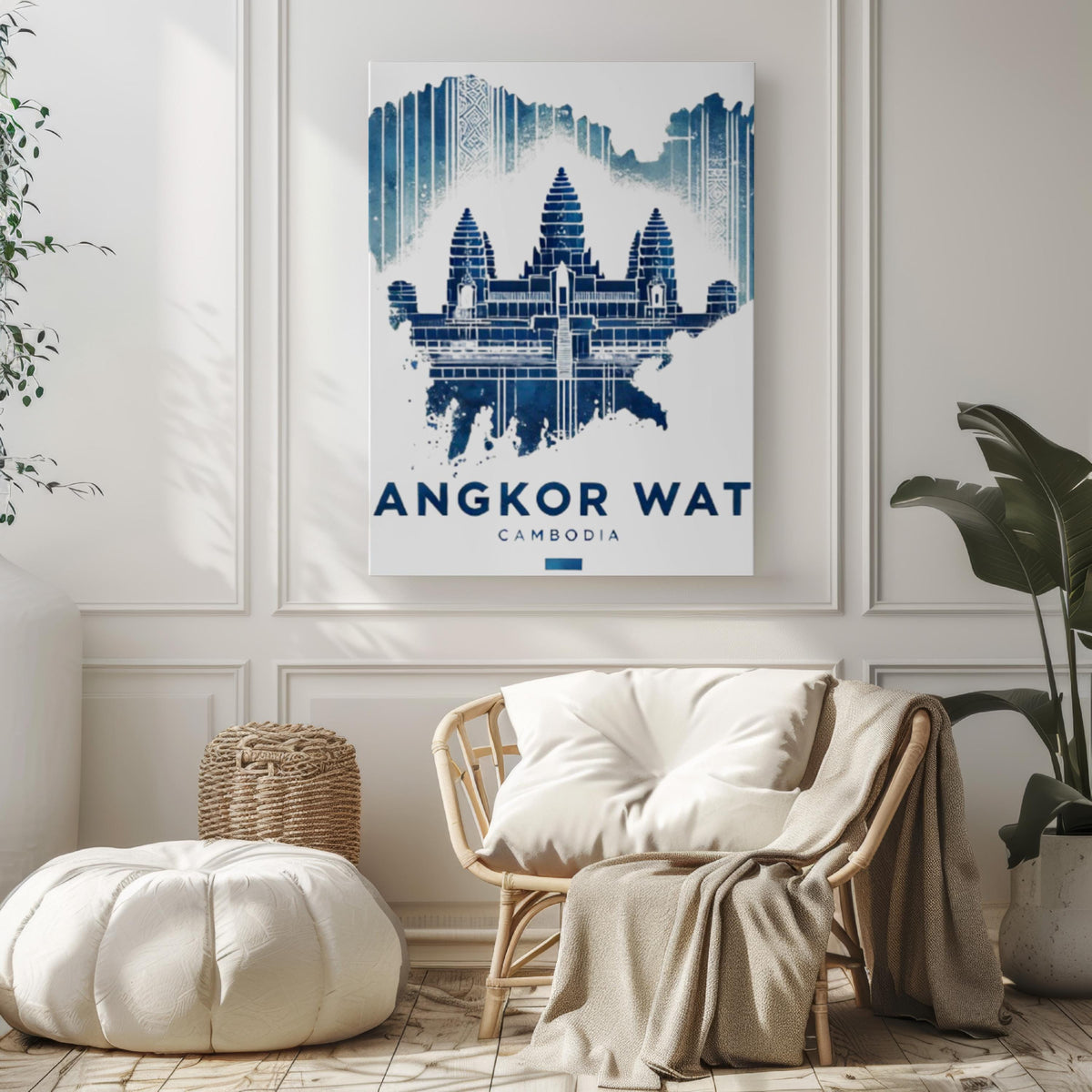 Angkor Wat Wall Art Decor - Cambodia