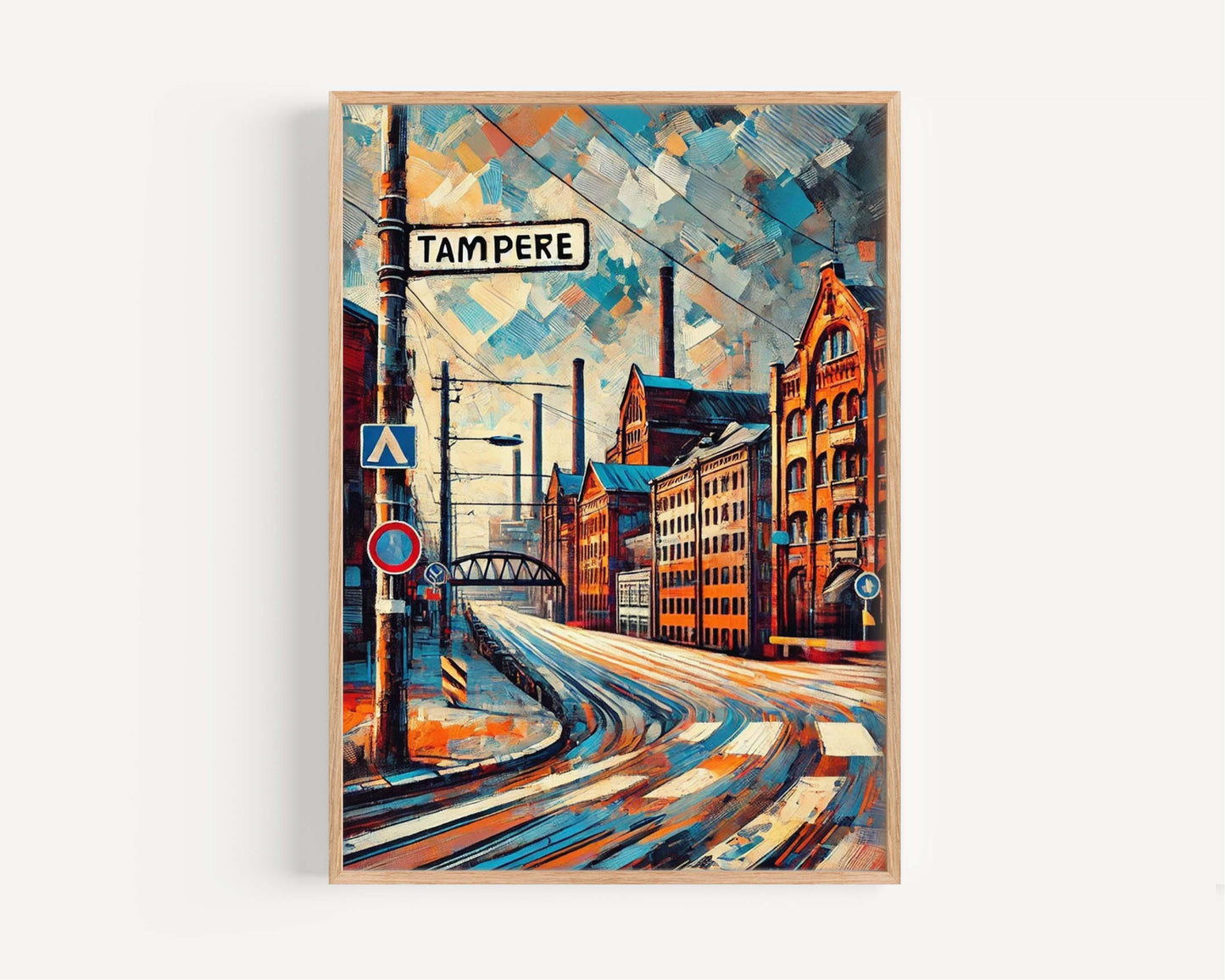 Tampere Art Print – Finland City Wall Art, Travel Poster, Housewarming Gift, European Home Decor, Scandinavian Design, Tampere Travel Gift