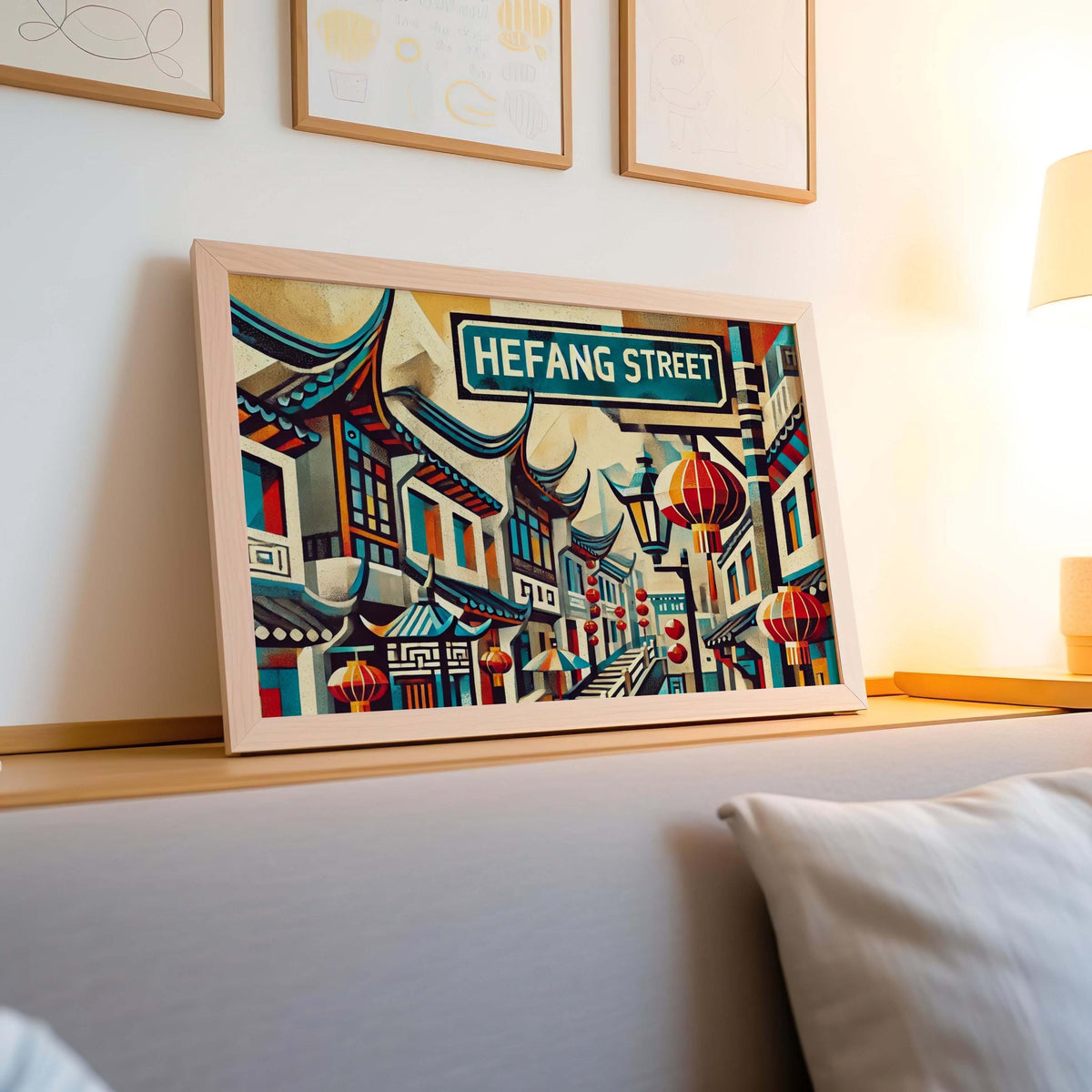 Hefang Street Print - Hangzhou, China