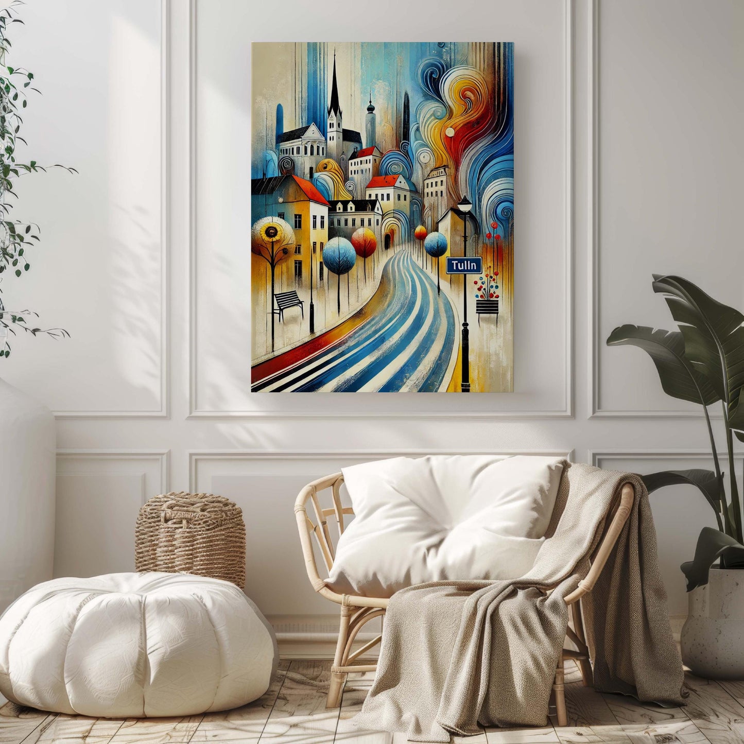 Tulln Art Wall Print - Austria City Travel Poster, European Artwork, Housewarming Gift, Tulln Wall Decor, Unique Travel Gift