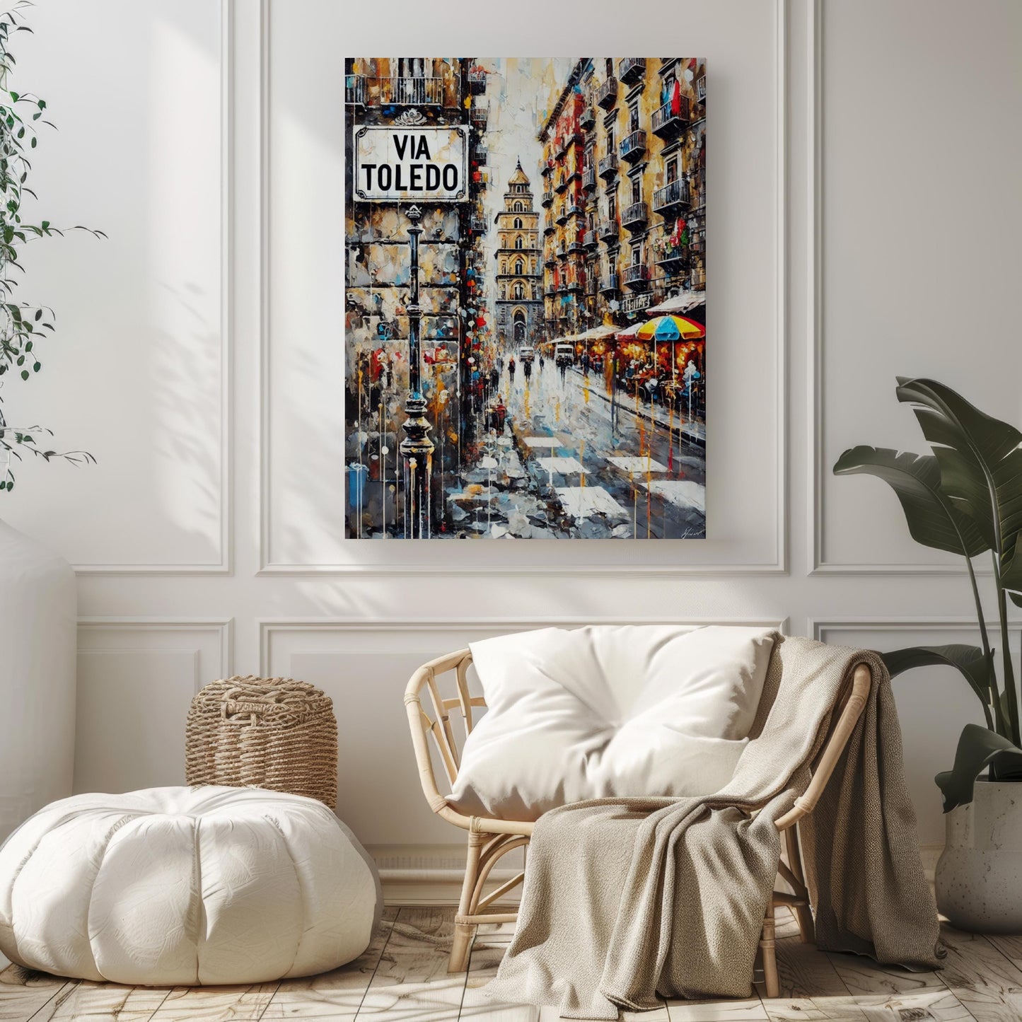 Via Toledo Wall Art, Naples Italy Print, Cityscape Travel Poster, Italy Souvenir, Home Decor Gift, Vibrant Street Scene, Personalized Gift