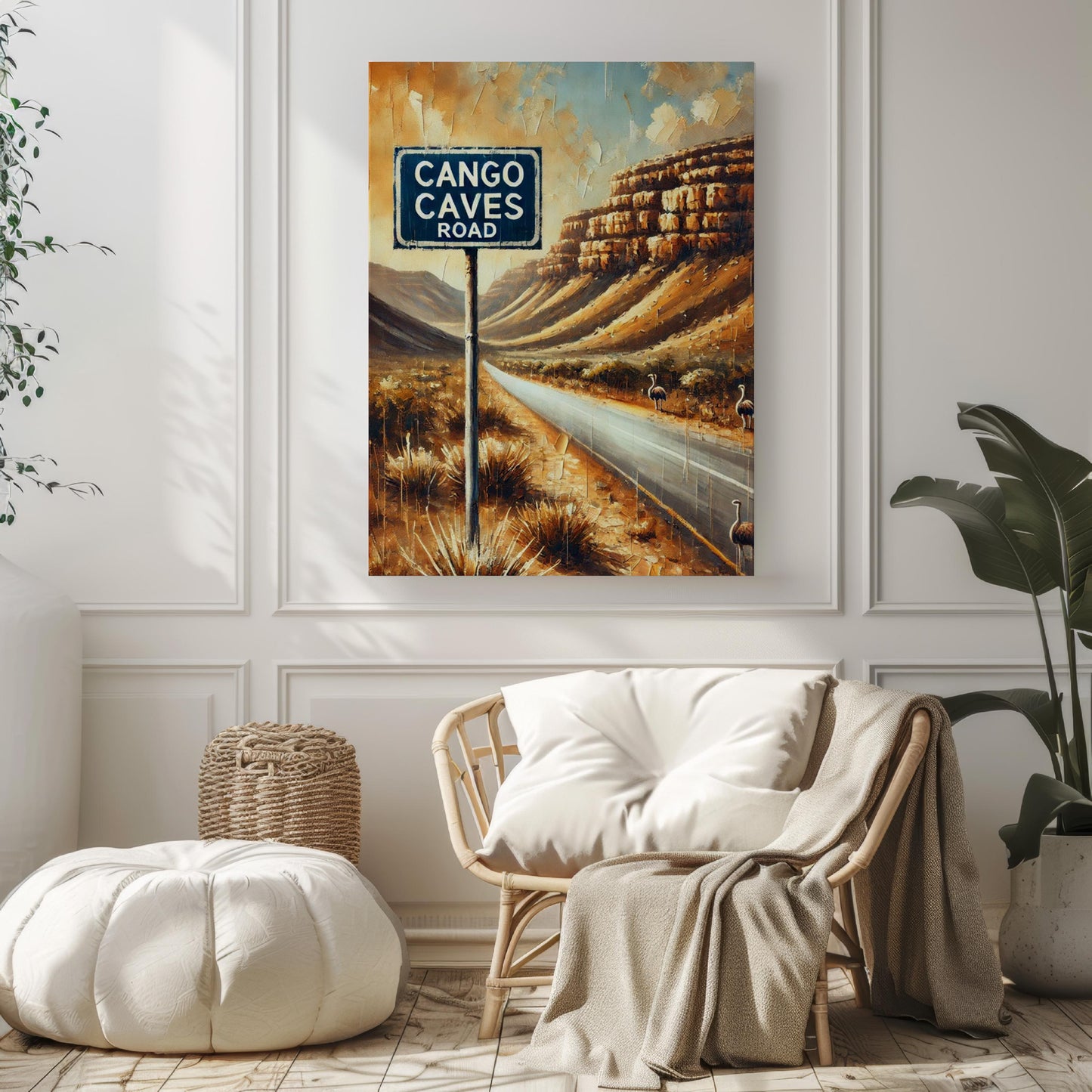 Cango Caves Road Wall Art, Oudtshoorn Travel Poster, South Africa Nature Print, African Decor, Travel Souvenir, Fine Art Print