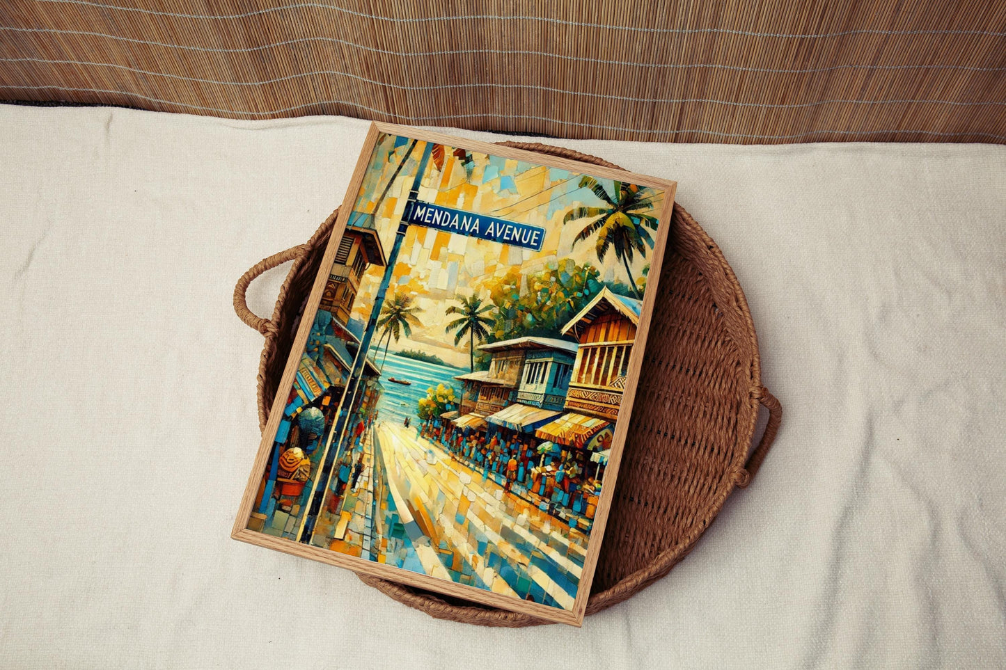 Solomon Islands Wall Art | Mendana Avenue Honiara Print | Tropical Street Sign Decor | Travel Souvenir | Home & Office Decor