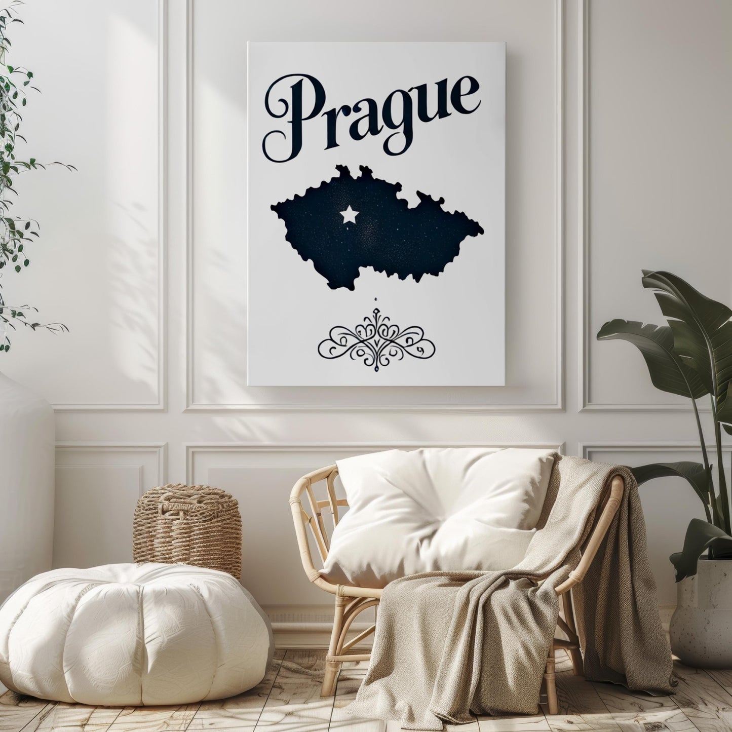 Czech Republic Wall Art Prague Print Travel Decor Housewarming Gift Czech Cityscape Home Artwork