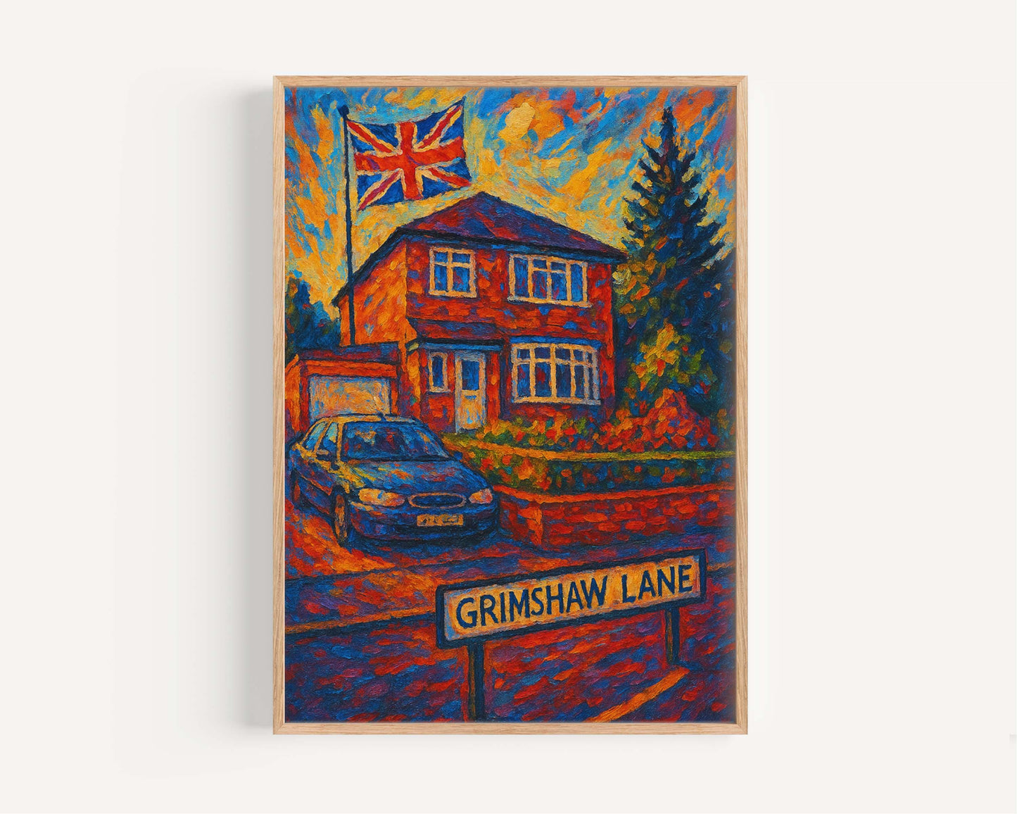 Custom Home Portrait | Personalized House Wall Art | Unique Gift for New Homeowners | Order First, Send Photo After Purchase