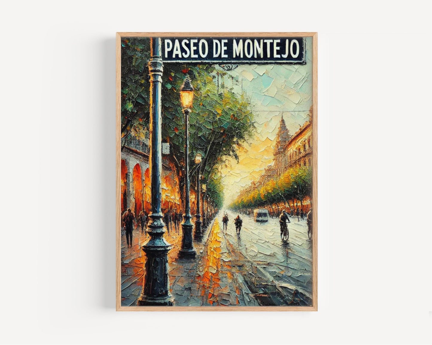 Merida Paseo de Montejo Wall Art Print, Mexico Travel Poster, Merida Artwork, Housewarming Gift, Mexico Decor, Travel Print