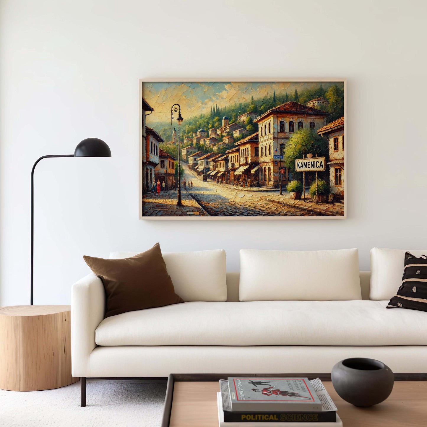 Kamenica Art Print - Kosovo City Travel Poster, European Wall Decor, Housewarming Gift, Kamenica Travel Print, Kosovo Artwork