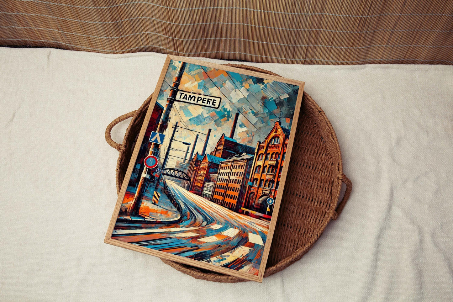 Tampere Art Print – Finland City Wall Art, Travel Poster, Housewarming Gift, European Home Decor, Scandinavian Design, Tampere Travel Gift