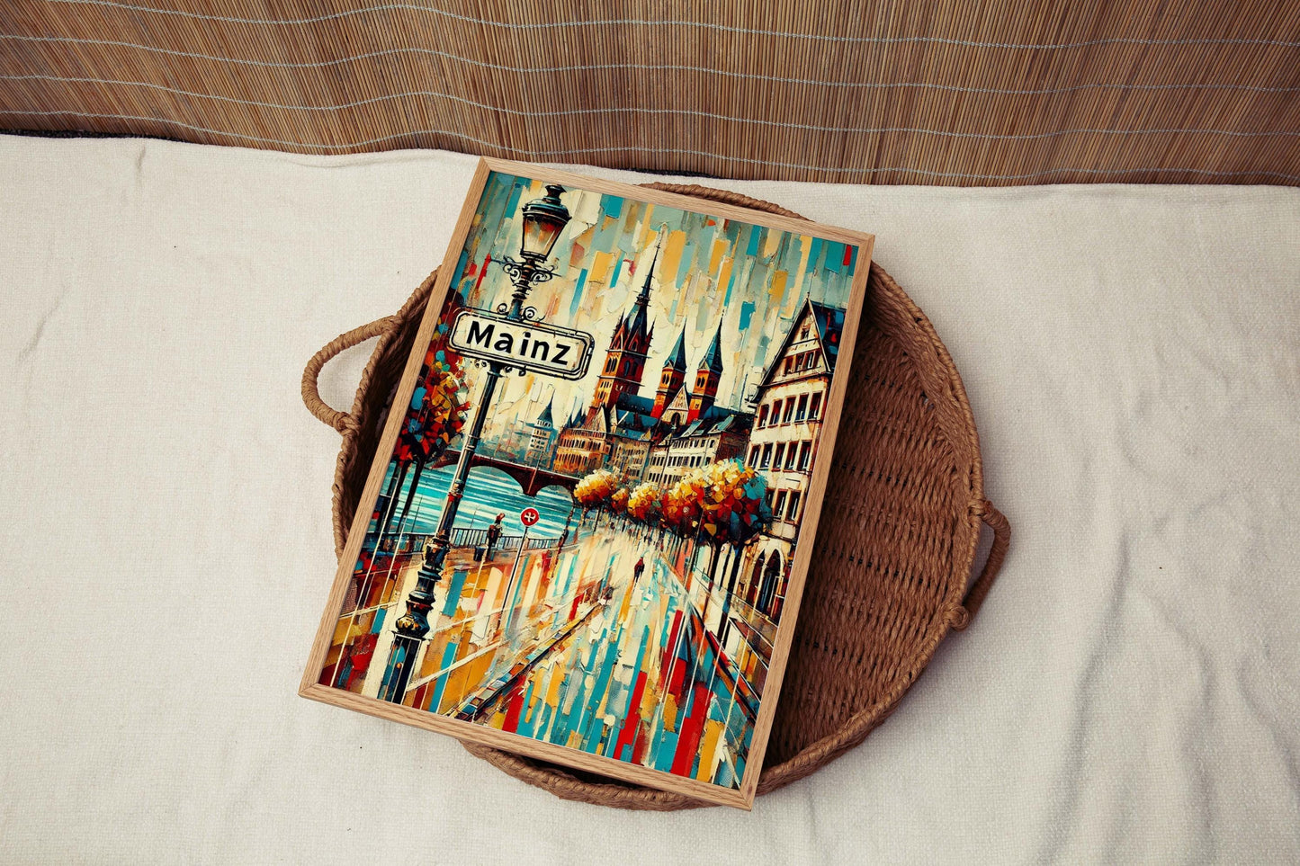 Mainz Art Print - Germany City Wall Art, Travel Poster, European Artwork, Housewarming Gift, German Travel Decor