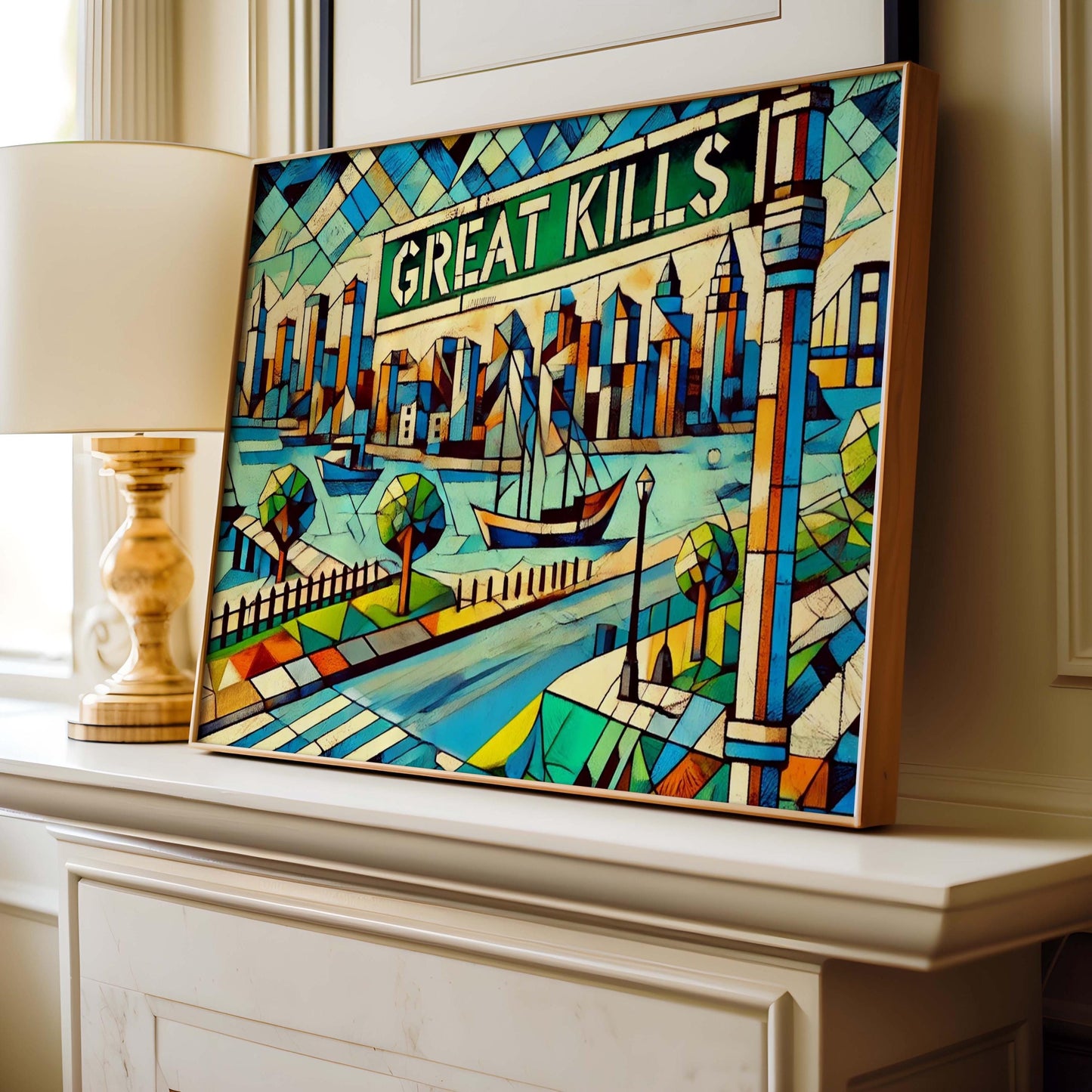 Great Kills Print - Staten Island Wall Art Travel Poster, New York Home Decor, Housewarming Gift, Unique Staten Island Gift Idea