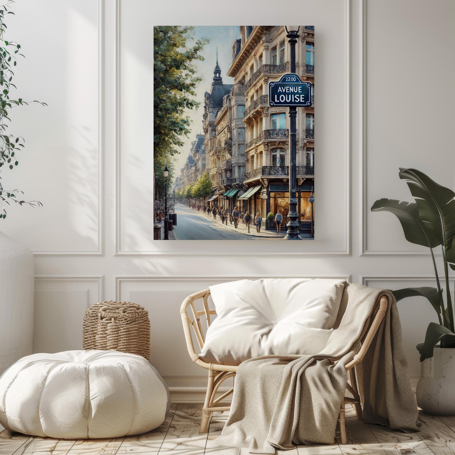 Print of Ave Louise Wall Art – Brussels Travel Poster, Belgium Souvenir, Housewarming Gift, Avenue Louise Decor, Travel Print for Home