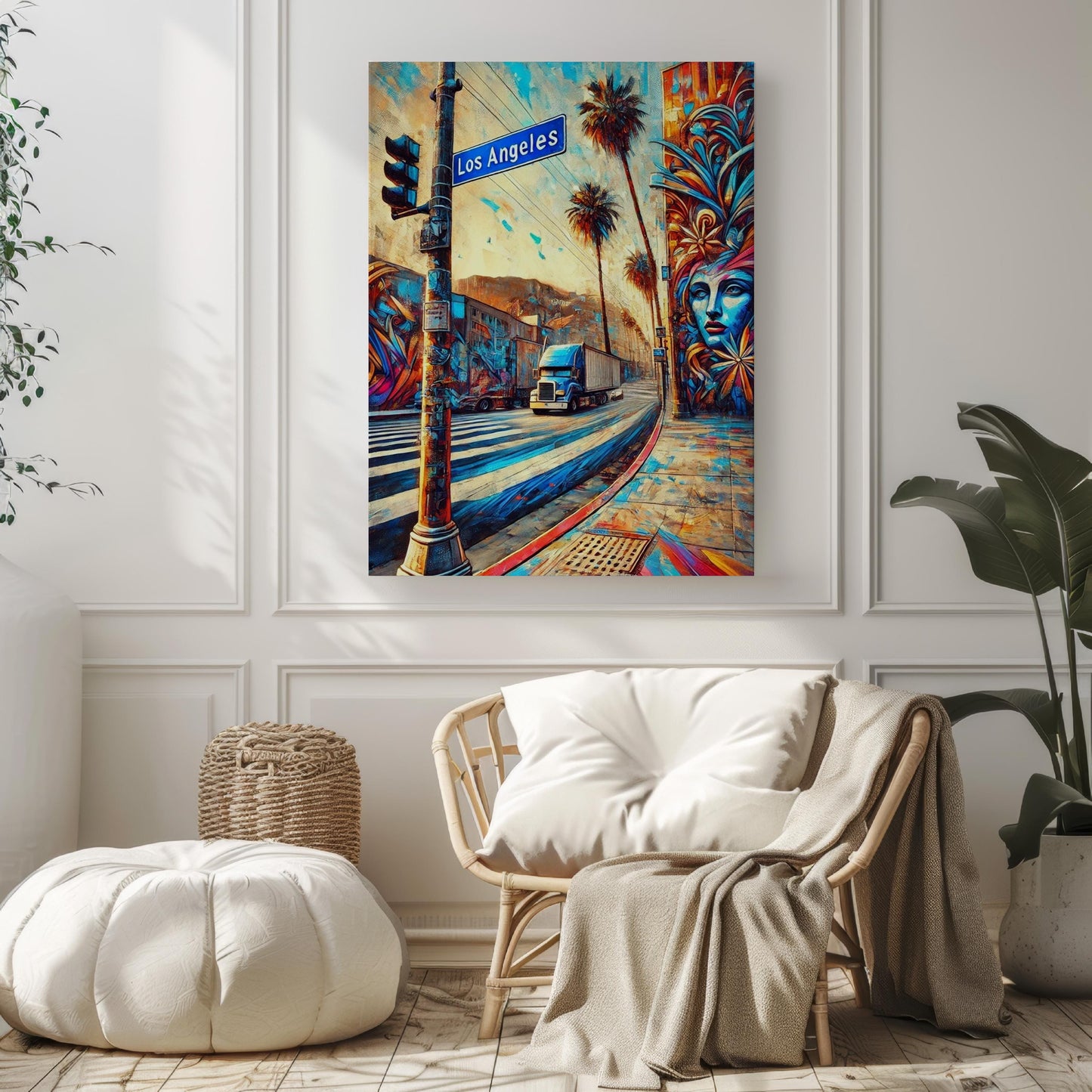California Wall Art Los Angeles Print Travel Poster LA Art Housewarming Gift California Souvenir USA Decor