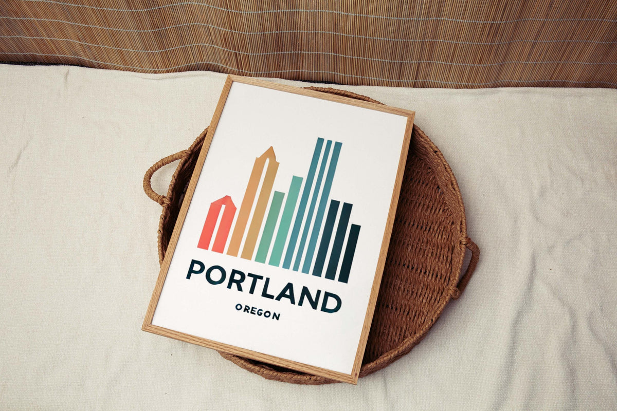 Portland Map Print - Portland, Oregon, USA