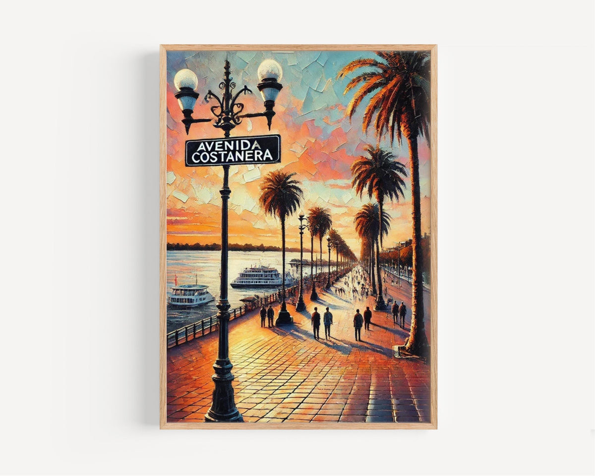 Avenida Costanera Print - Paraguay