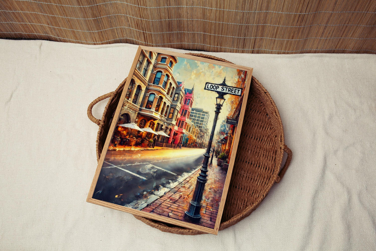 Loop Street Wall Art Cape Town Print South Africa Cityscape Travel Poster African Souvenir Home Décor Gift