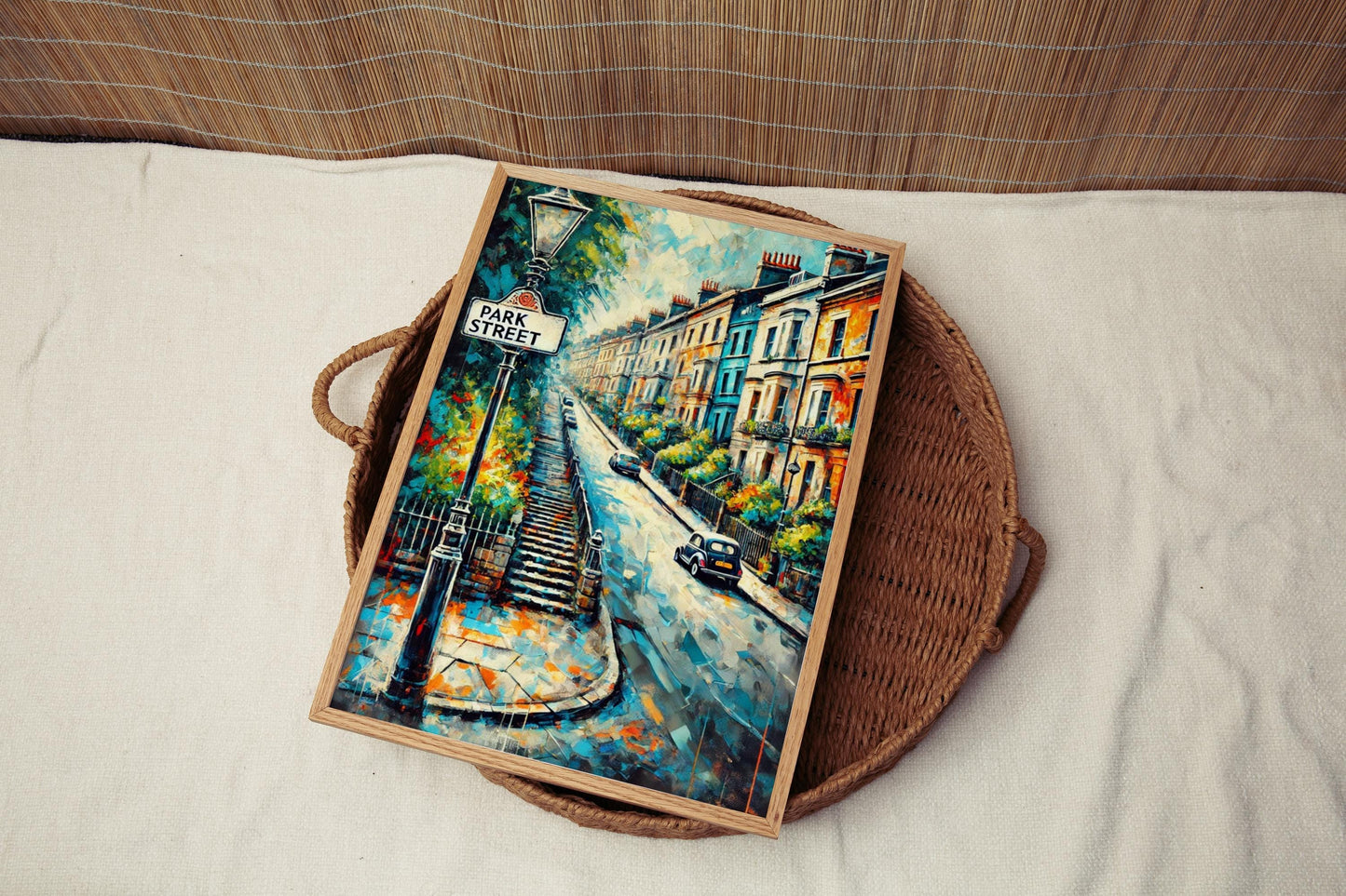 England Park St Wall Art Print, Bristol Travel Poster, England Gift, Housewarming Decor, UK Cityscape Wall Art, Travel Home Print
