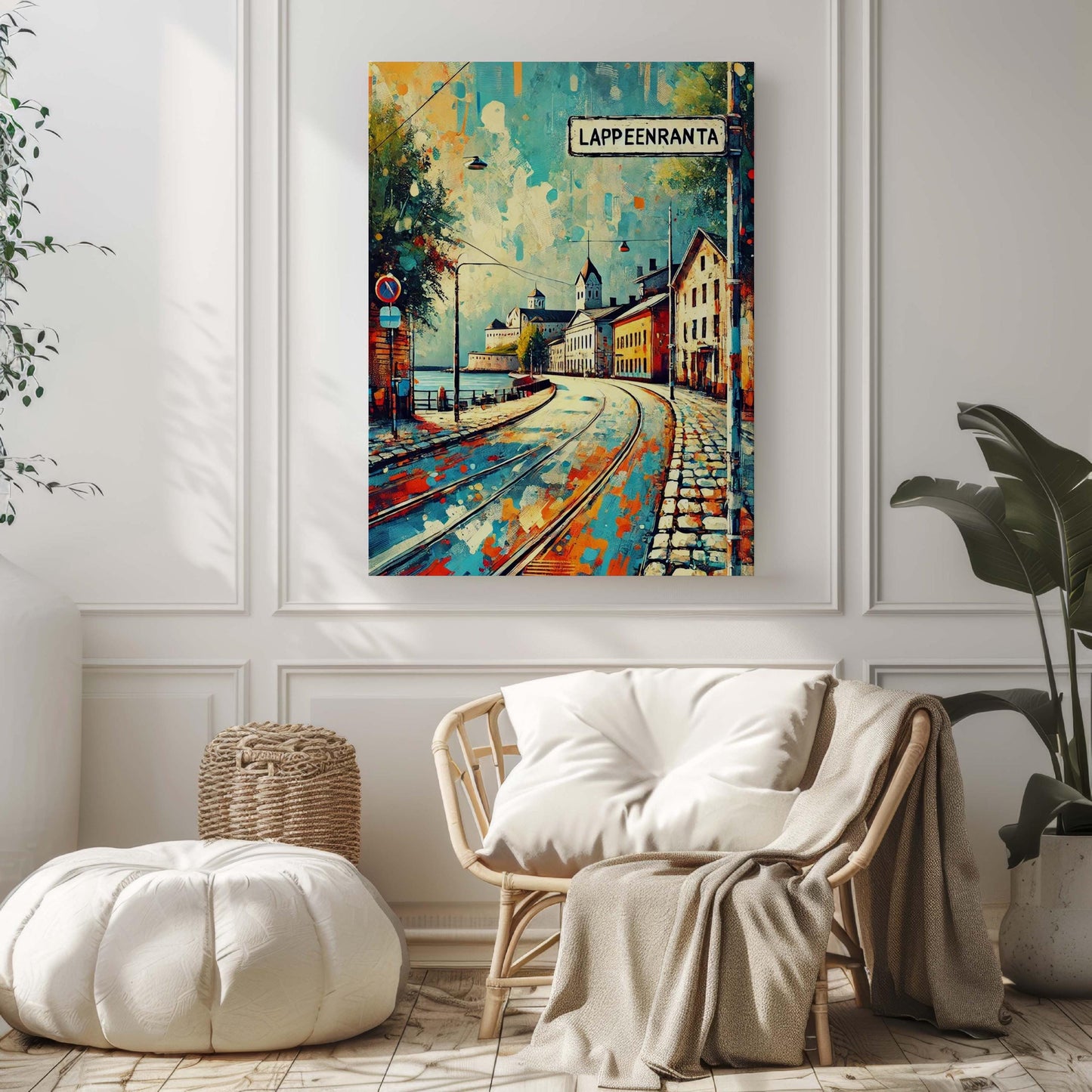 Lappeenranta Art - Finland City Wall Art, Travel Poster Print, Scandinavian Home Decor, Housewarming & Travel Gift