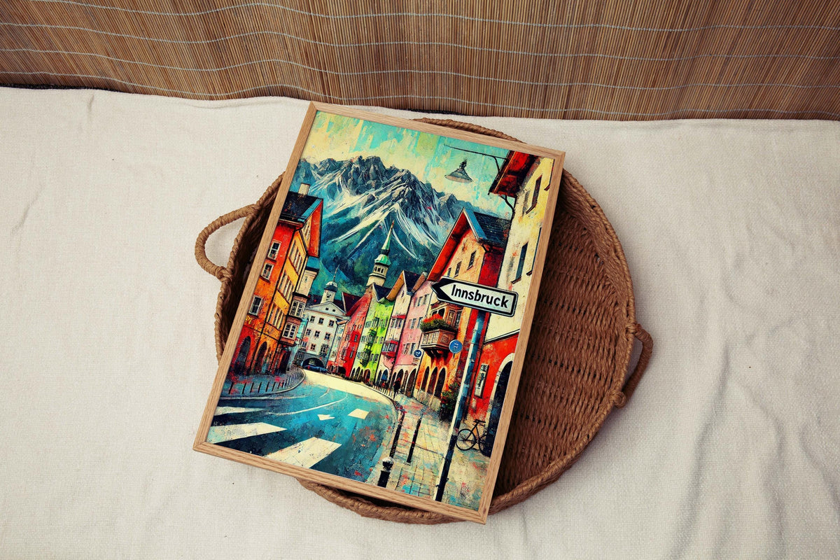 Innsbruck Vintage Poster - Innsbruck, Austria