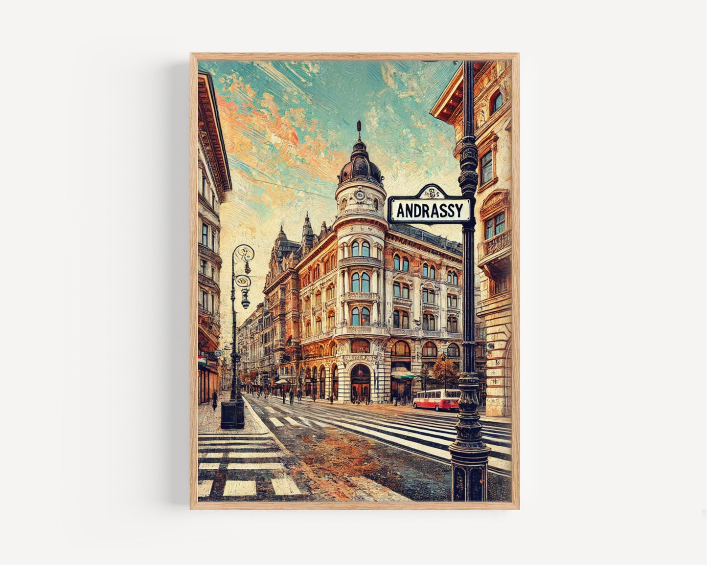 Andrassy Avenue Wall Art Budapest Print Hungary Travel Poster Travel Gift Housewarming Decor