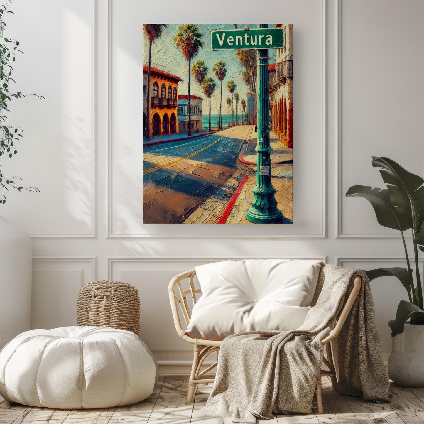 California Ventura Wall Art Print - Travel Poster, Housewarming Gift, USA & American Art, Coastal California Decor, Vacation Travel Print
