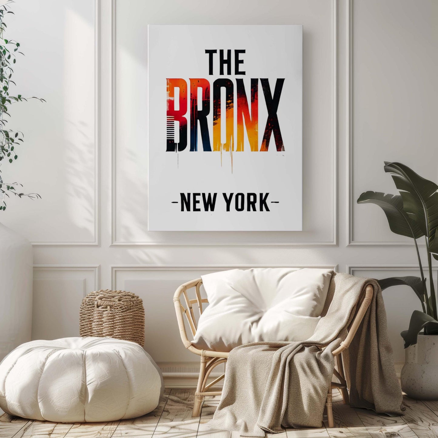 Bronx Print Wall Art - NYC Travel Decor, New York City Gift, College Dorm Room, Housewarming & Bronx Souvenir Poster