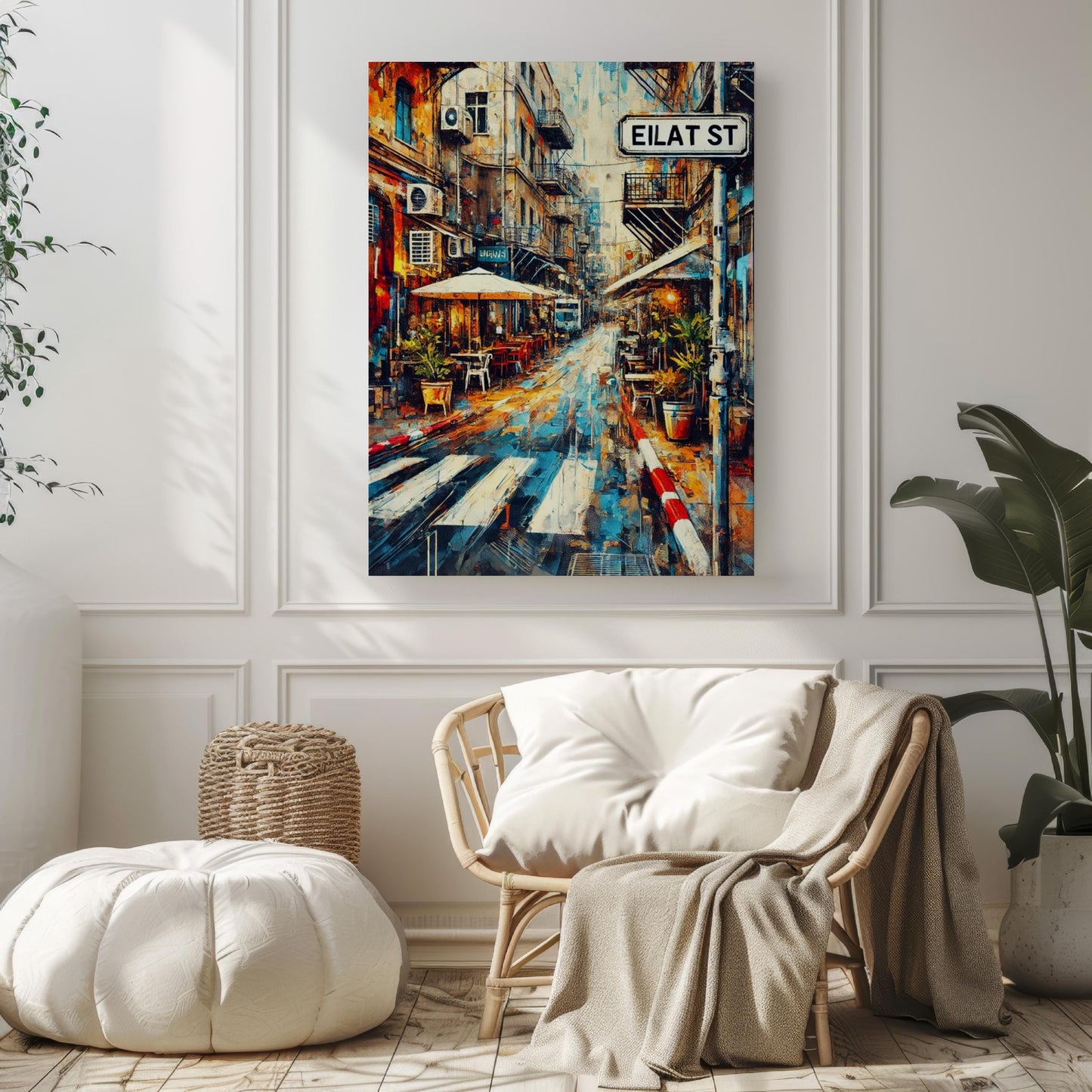 Israel Eilat Wall Art Print - Travel Poster, Unique Israel Gift Decor & Housewarming Present