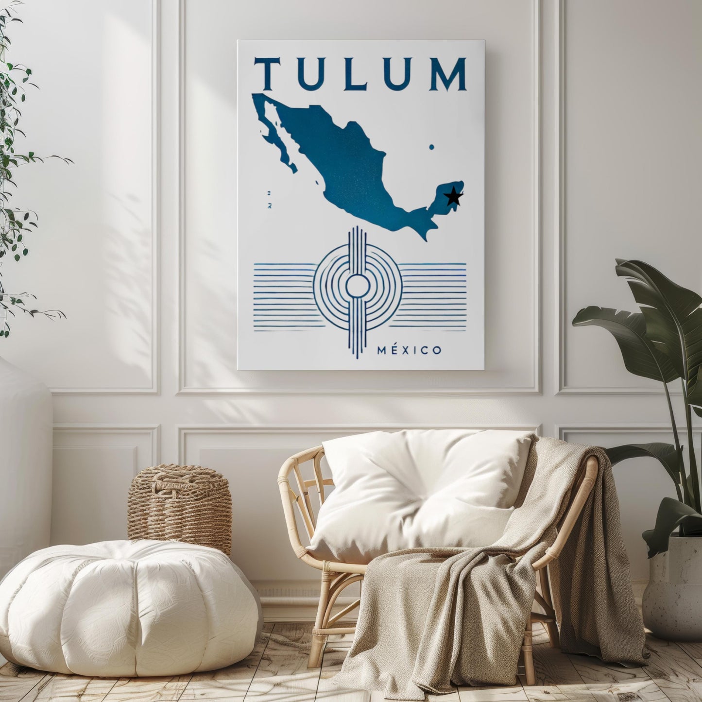 Mexico Tulum Wall Art Print - Travel Home Decor, Mexico Gift, College Dorm & Housewarming Decoration