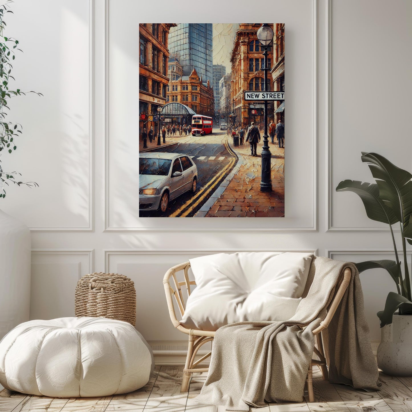 England Wall Art Birmingham Street Print Travel Poster England Gift Housewarming Decor Travel Artwork